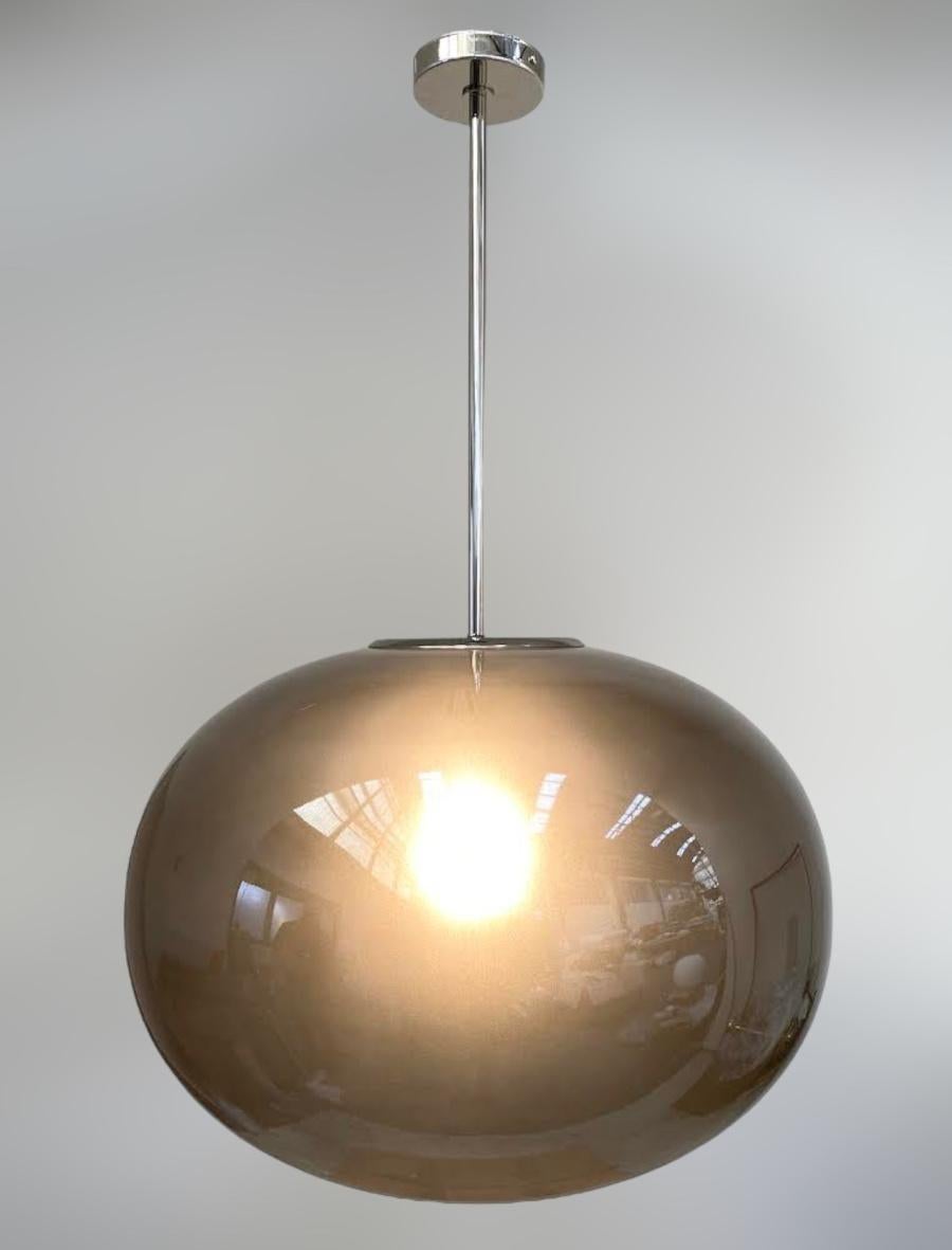 Mid-Century moderno Ciondolo a forma di ciottolo di Murano di Fabio Ltd in vendita