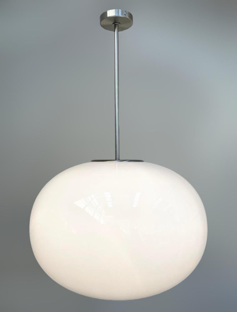 Mid-Century Modern Murano Pebble Pendant by Fabio Ltd For Sale