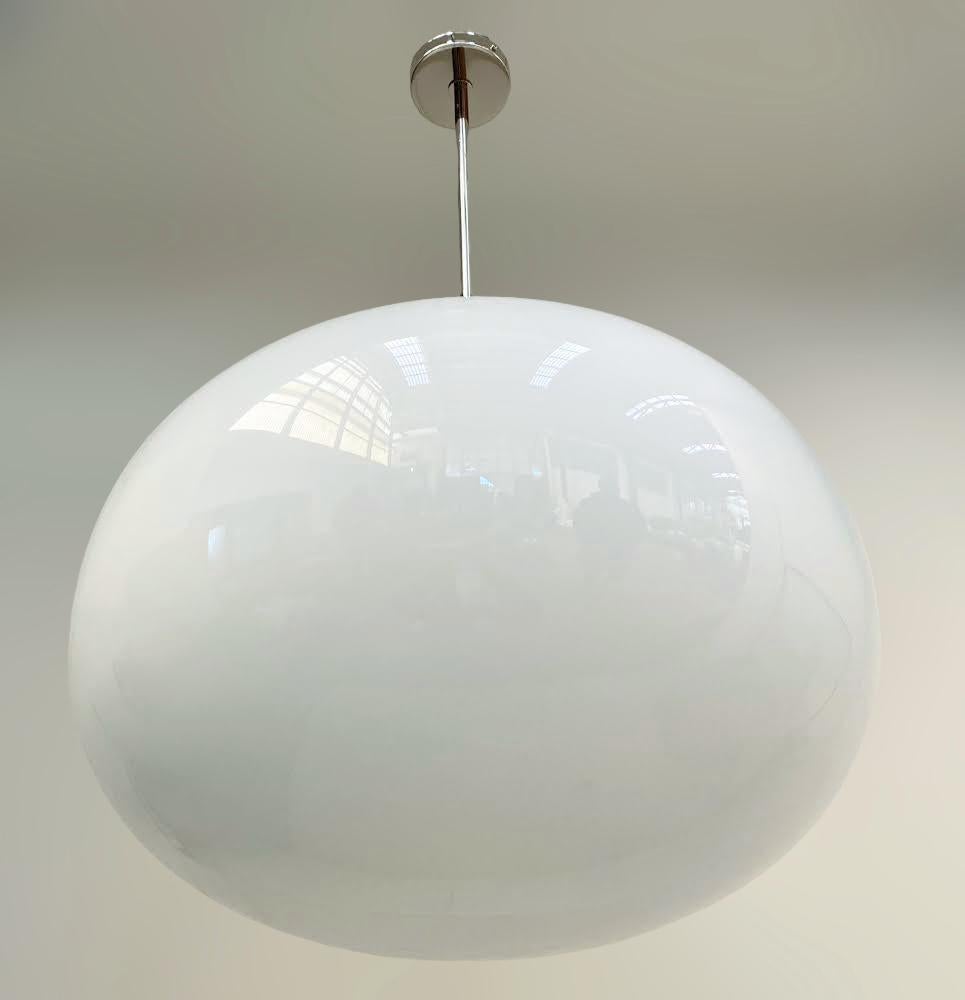 Mid-Century Modern Lampe à suspension bulle de Murano par Fabio Ltd en vente