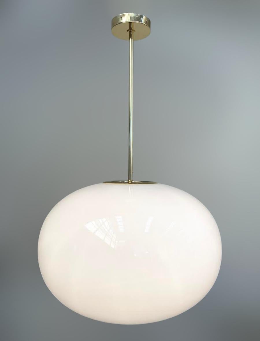 italien Lampe à suspension bulle de Murano par Fabio Ltd en vente