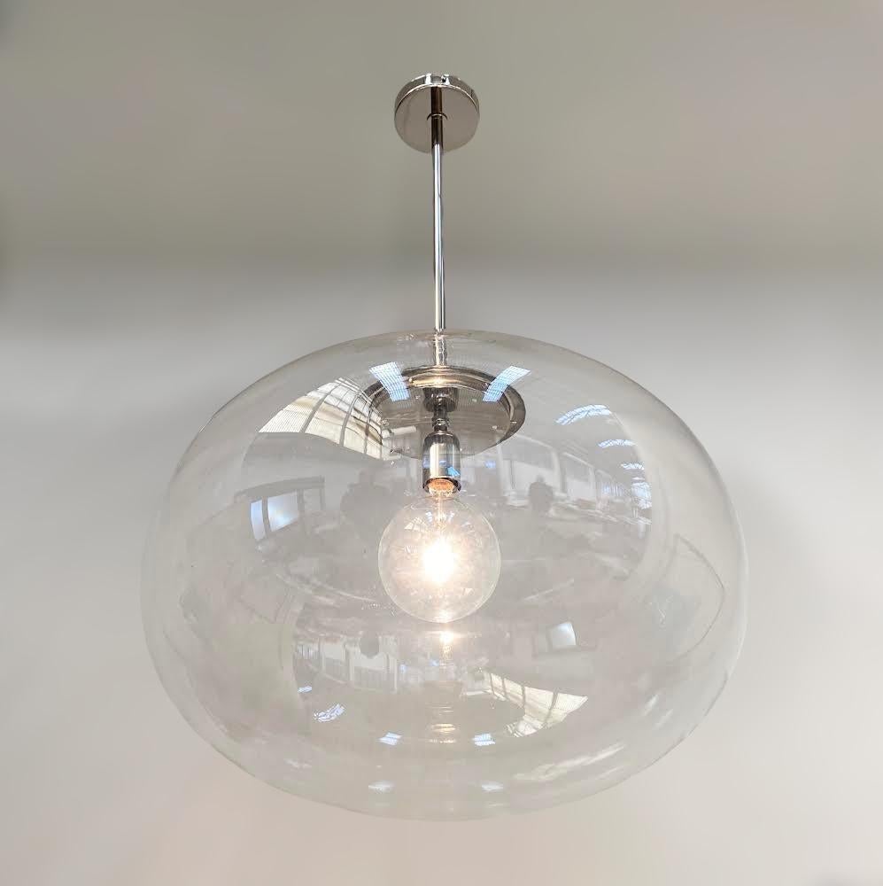 XXI secolo e contemporaneo Ciondolo a forma di ciottolo di Murano di Fabio Ltd in vendita