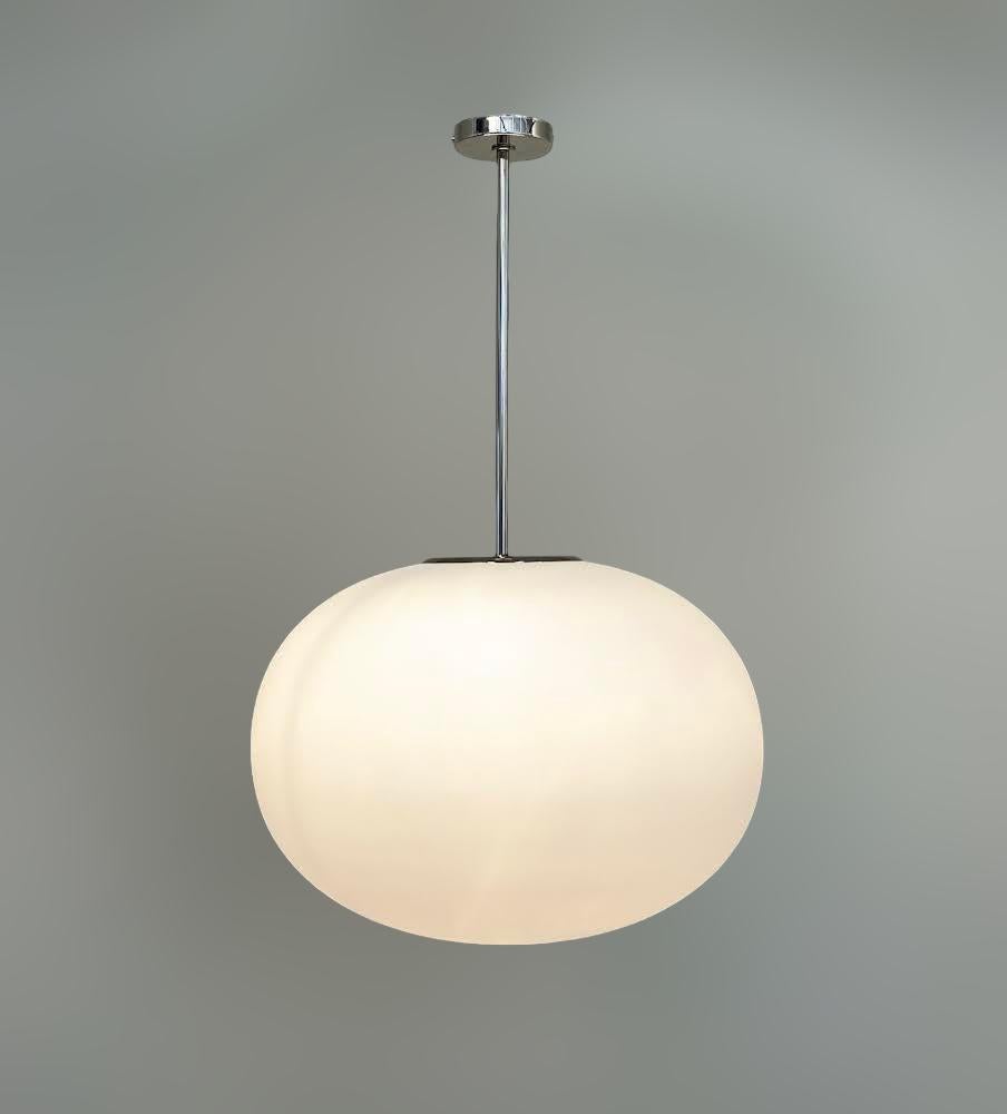 XXIe siècle et contemporain Lampe à suspension bulle de Murano par Fabio Ltd en vente