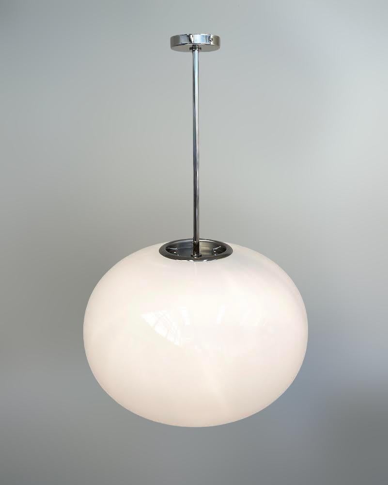 Ottone Ciondolo a forma di ciottolo di Murano di Fabio Ltd in vendita
