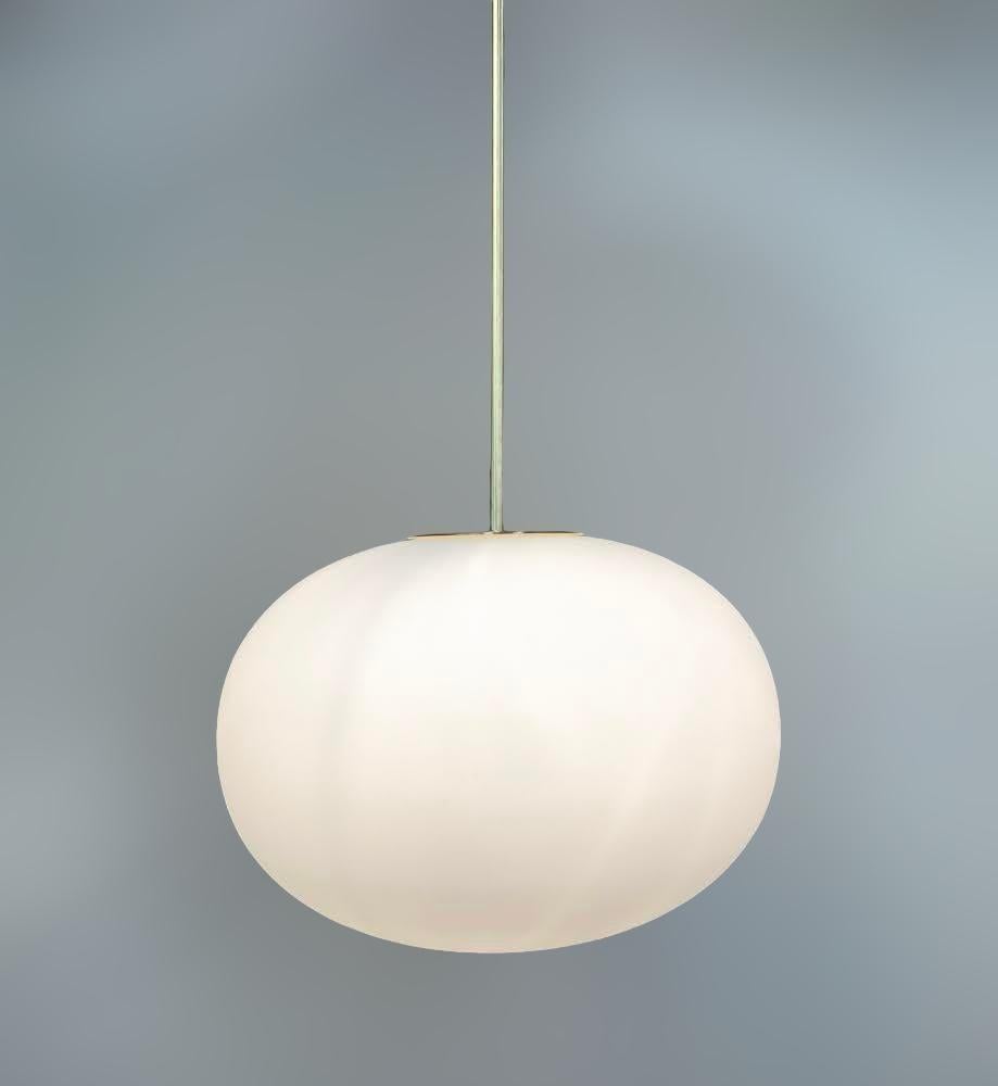Ottone Ciondolo a forma di ciottolo di Murano di Fabio Ltd in vendita