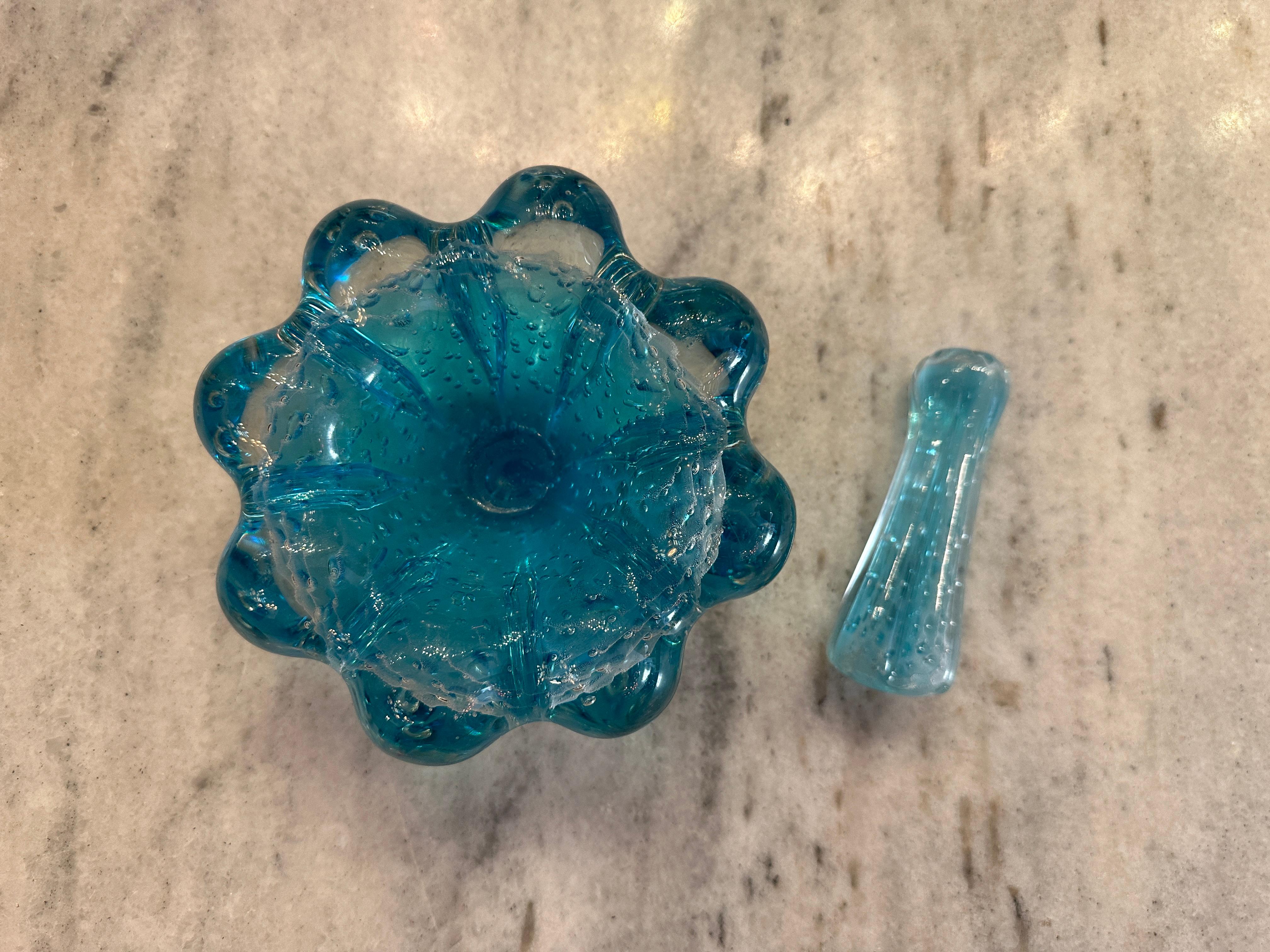 Murano Pelegoso, 1940, Italiano, Técnica: Bullicante, Atribuido a Venini Art Decó en venta