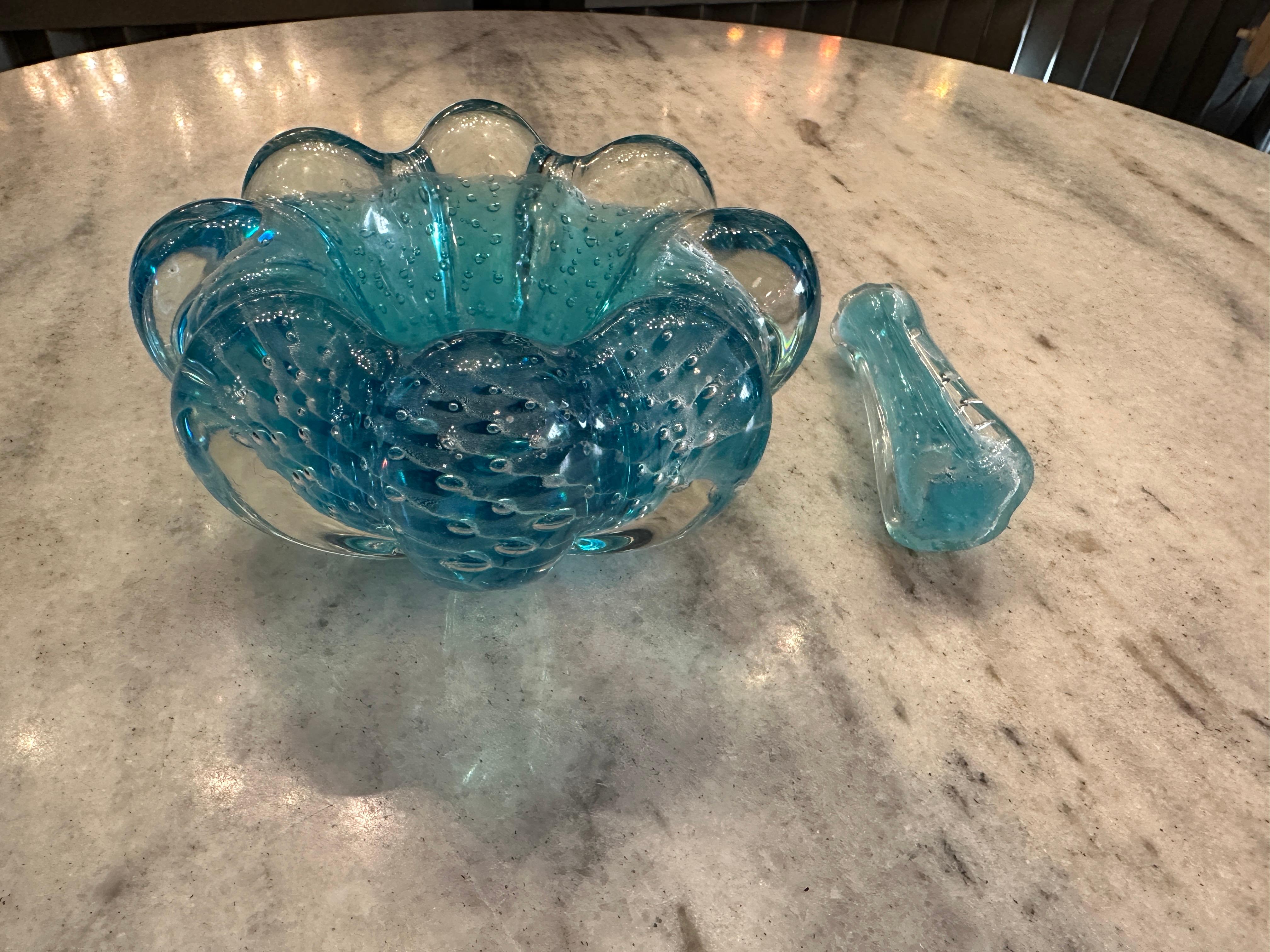 Murano Pelegoso, 1940, Italiano, Técnica: Bullicante, Atribuido a Venini en Bueno estado para la venta en Ciudad Autónoma Buenos Aires, C