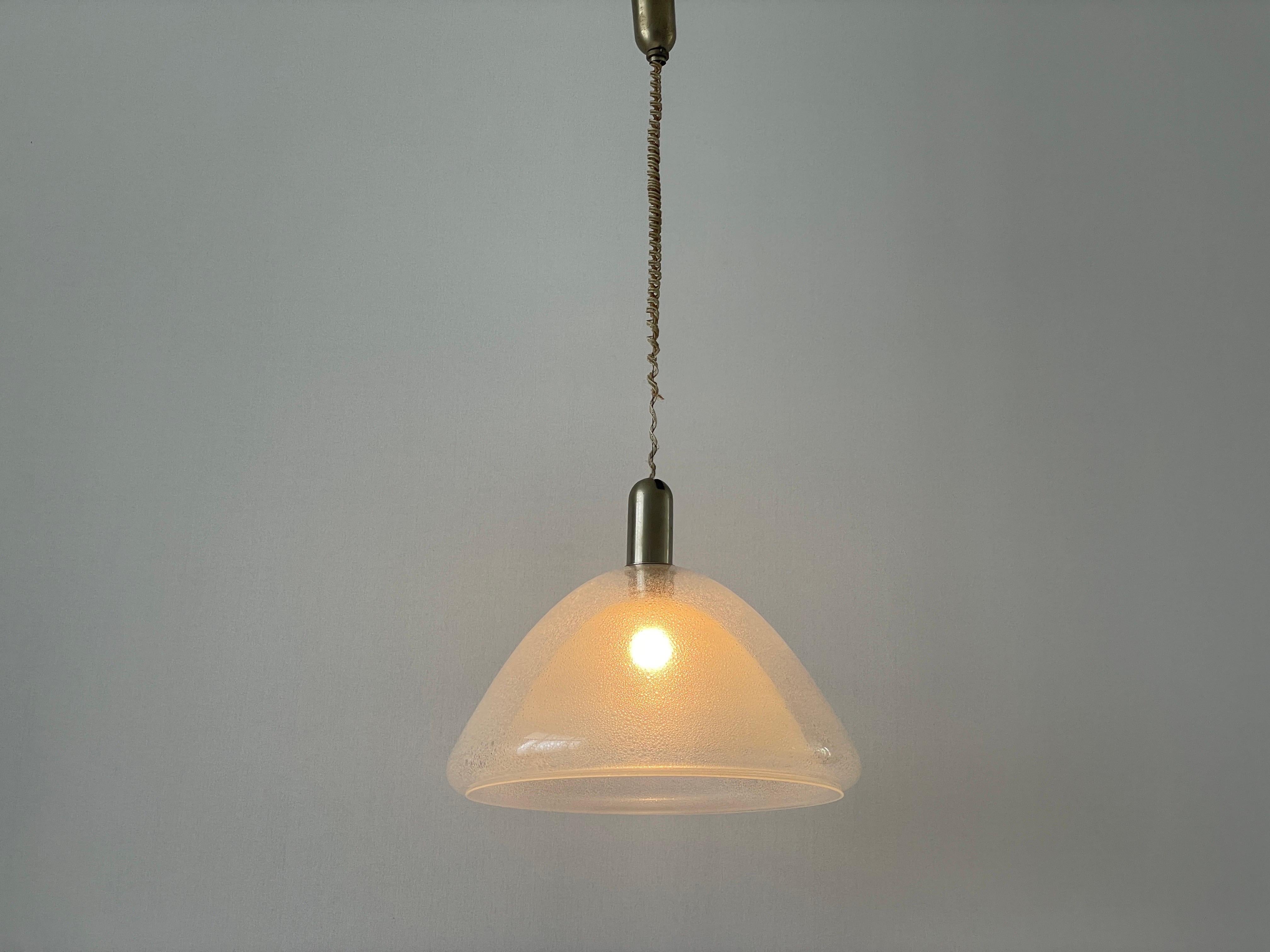 Lampada a sospensione Peleguso di Murano di Carlo Nason per Mazzega, anni '60, Italia in vendita 7