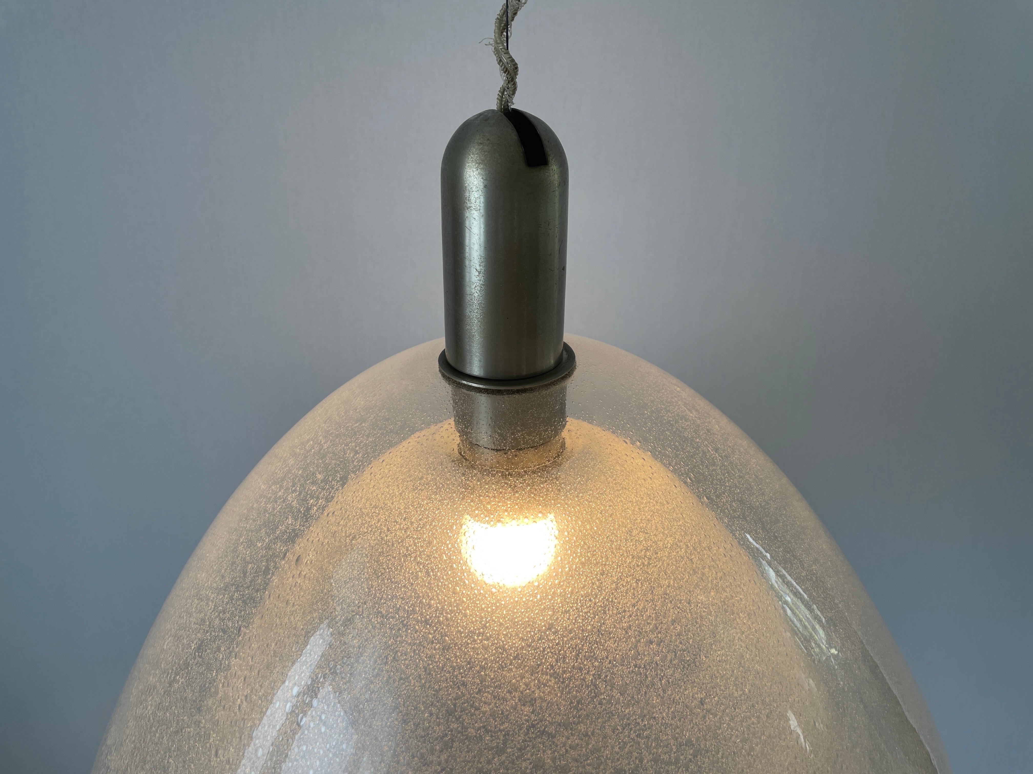 Lampada a sospensione Peleguso di Murano di Carlo Nason per Mazzega, anni '60, Italia in vendita 8
