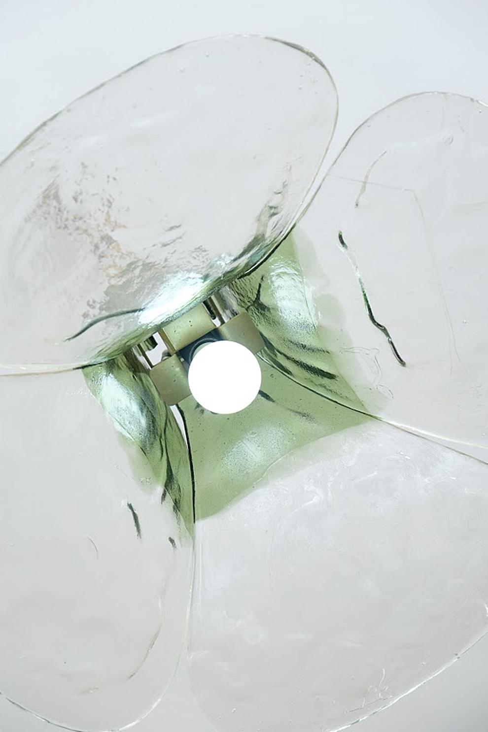 Mid-Century Modern Murano Pendant by Carlo Nason for Mazzega, Italy 1960s.