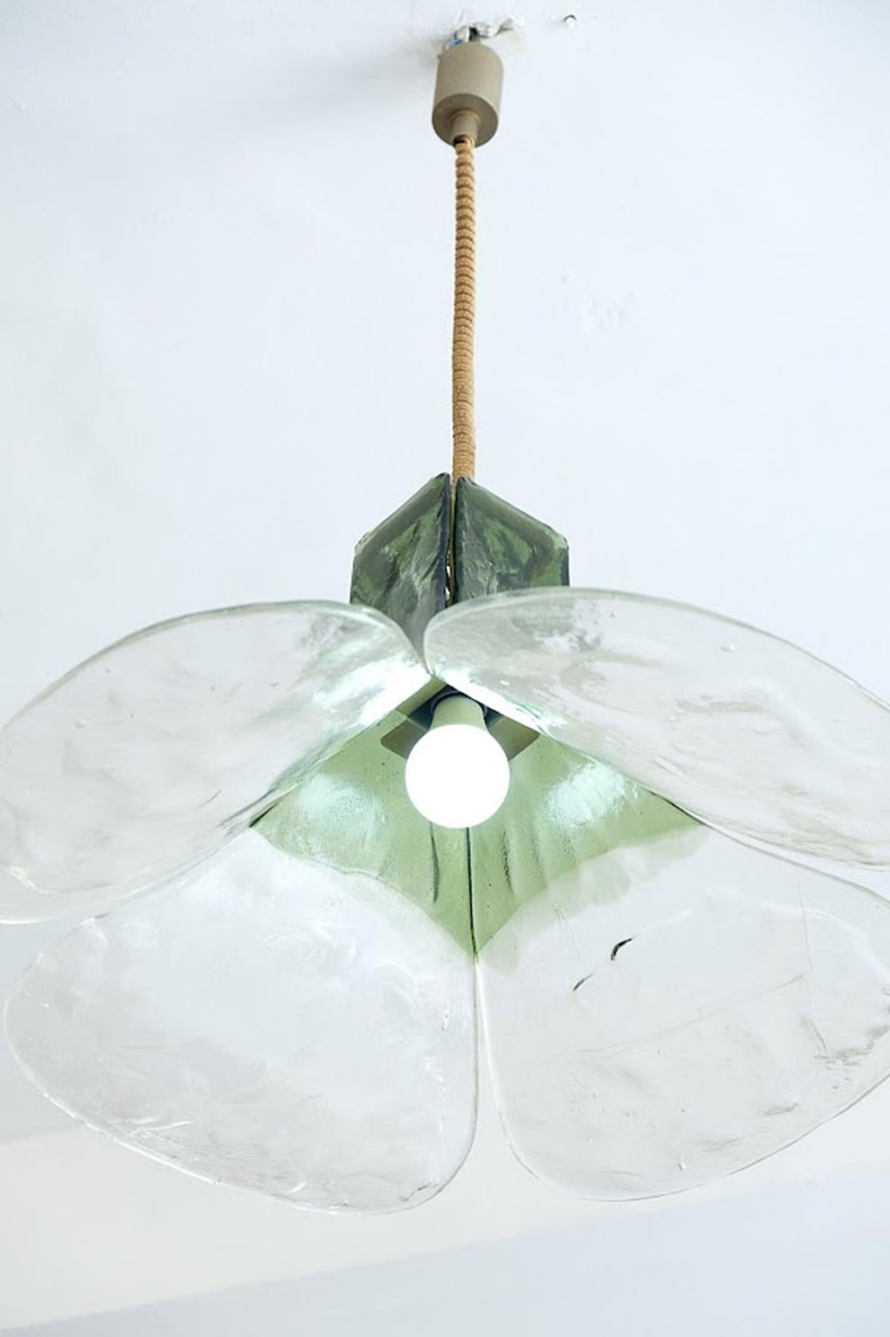 Italian Murano Pendant by Carlo Nason for Mazzega, Italy 1960s.