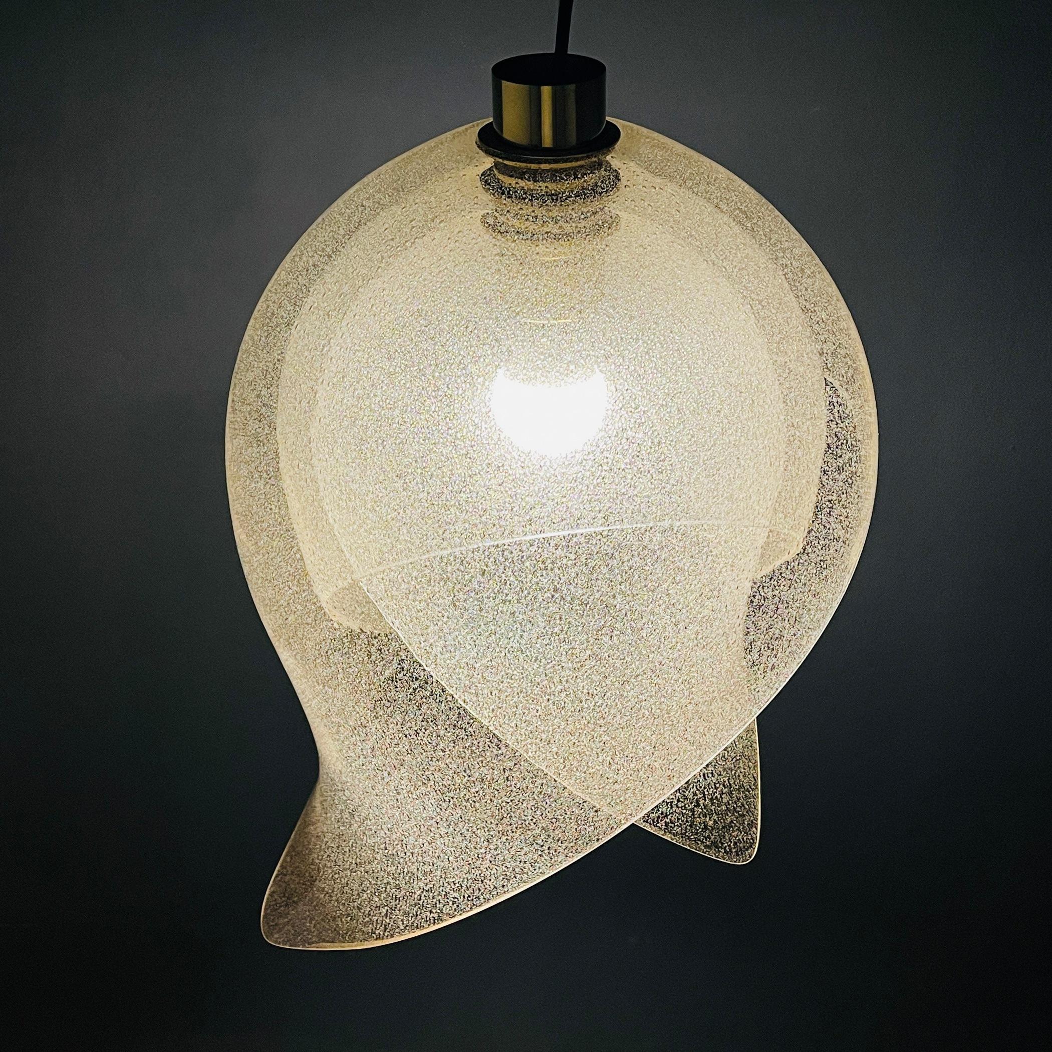 Murano Pendant Lamp by Carlo Nason for Mazzega, Italy, 1960s 3