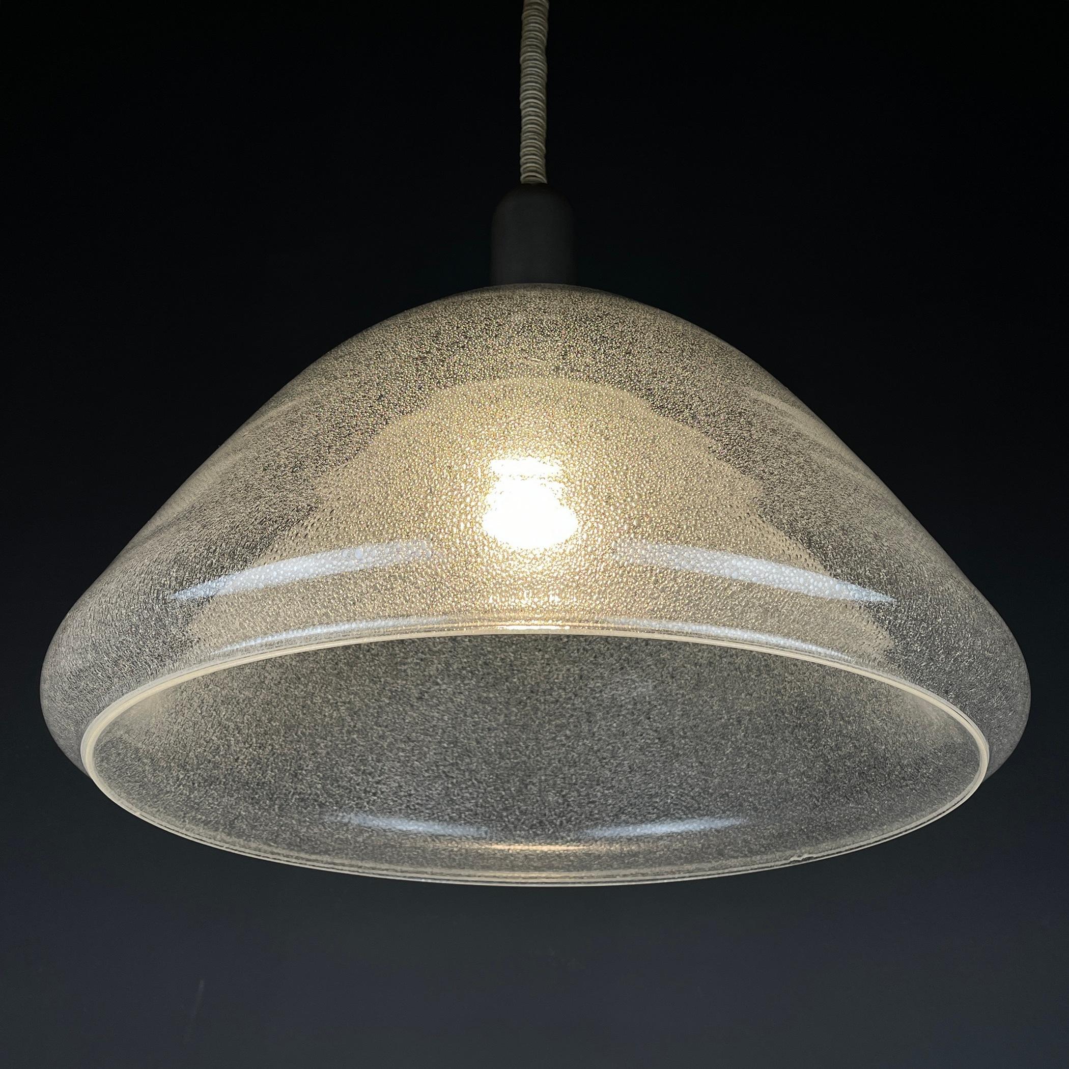 Lampe à suspension de Murano par Carlo Nason pour Mazzega, Italie, années 1960  en vente 4