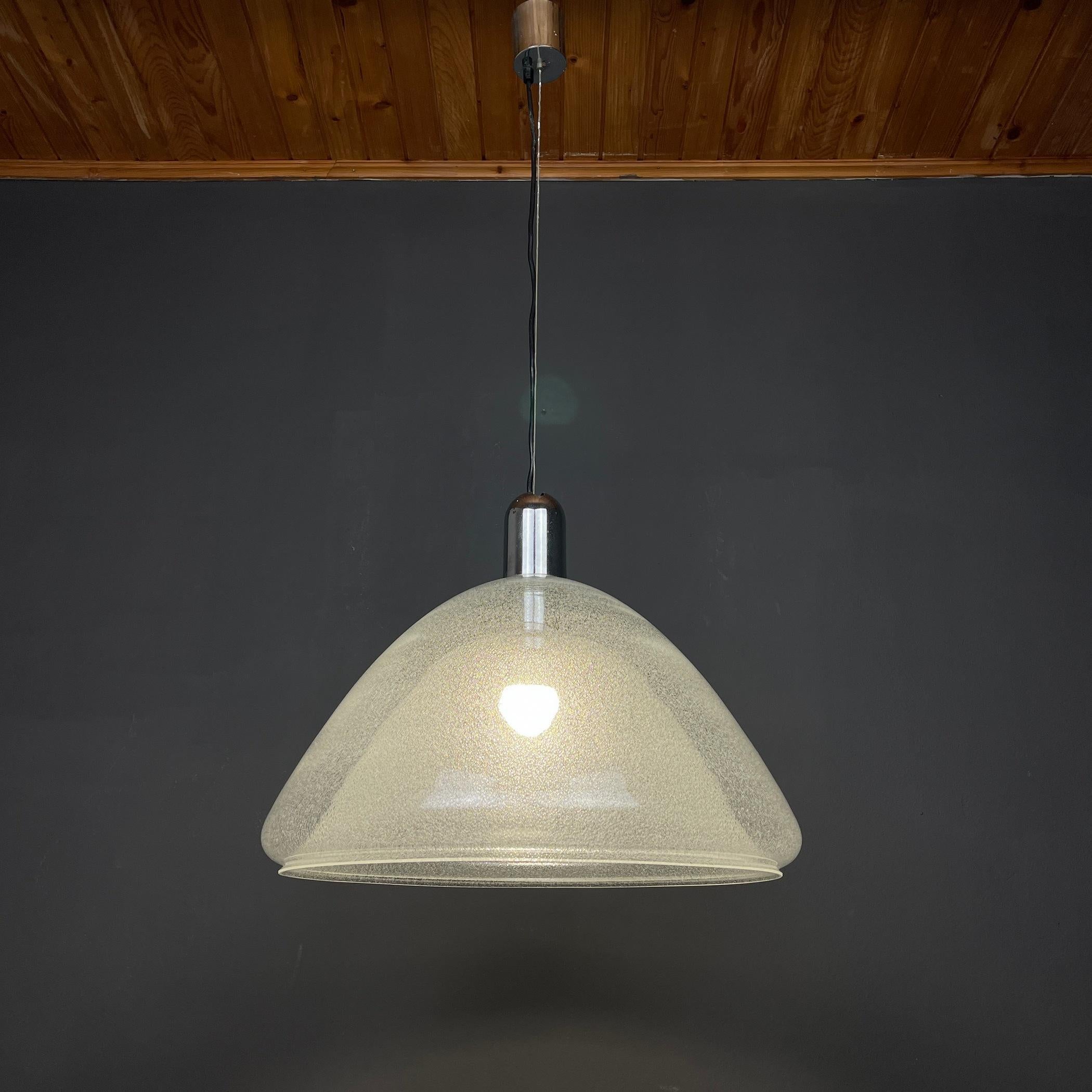 Murano Pendant Lamp by Carlo Nason for Mazzega, Italy, 1960s For Sale 4