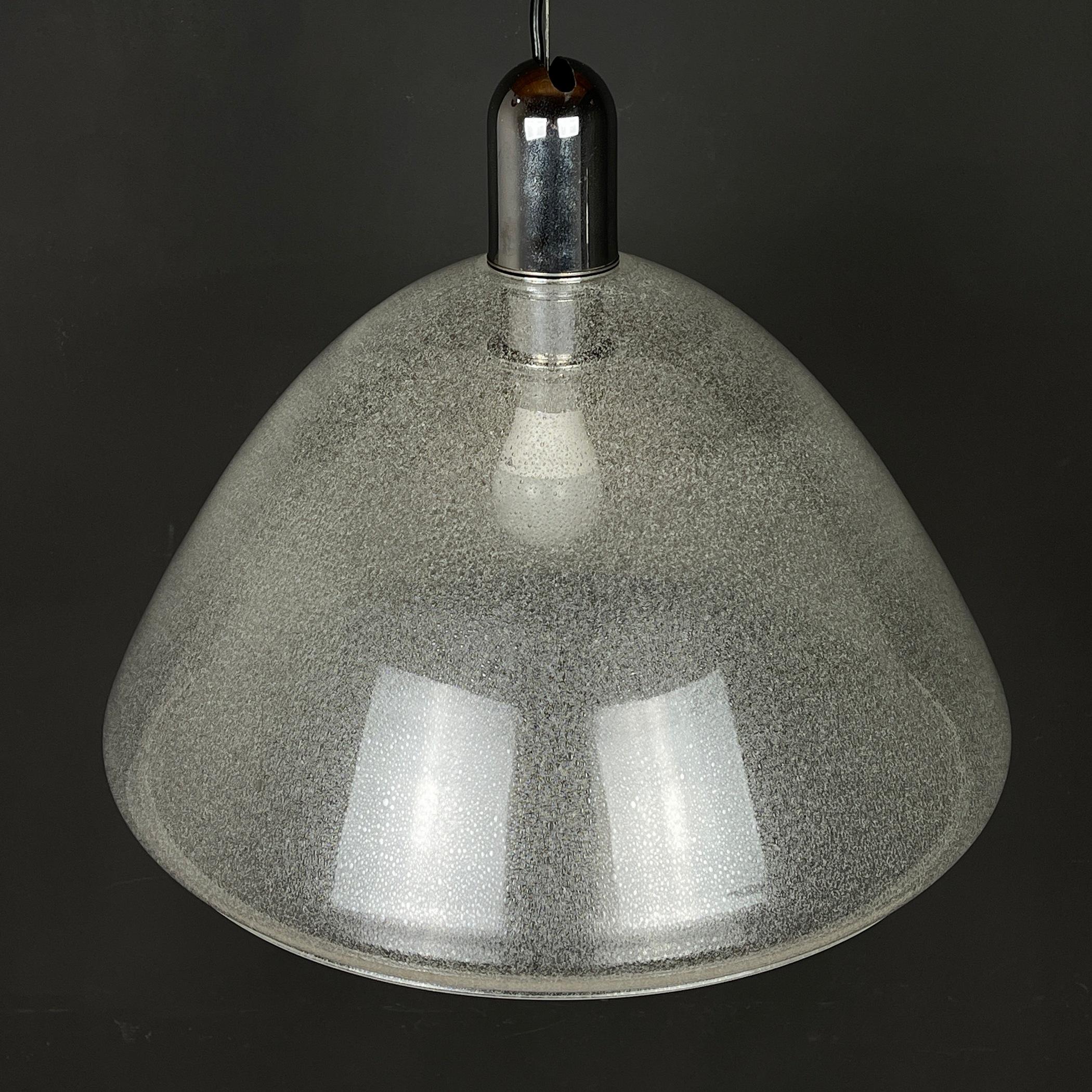 Lampe à suspension de Murano par Carlo Nason pour Mazzega, Italie, années 1960 en vente 5