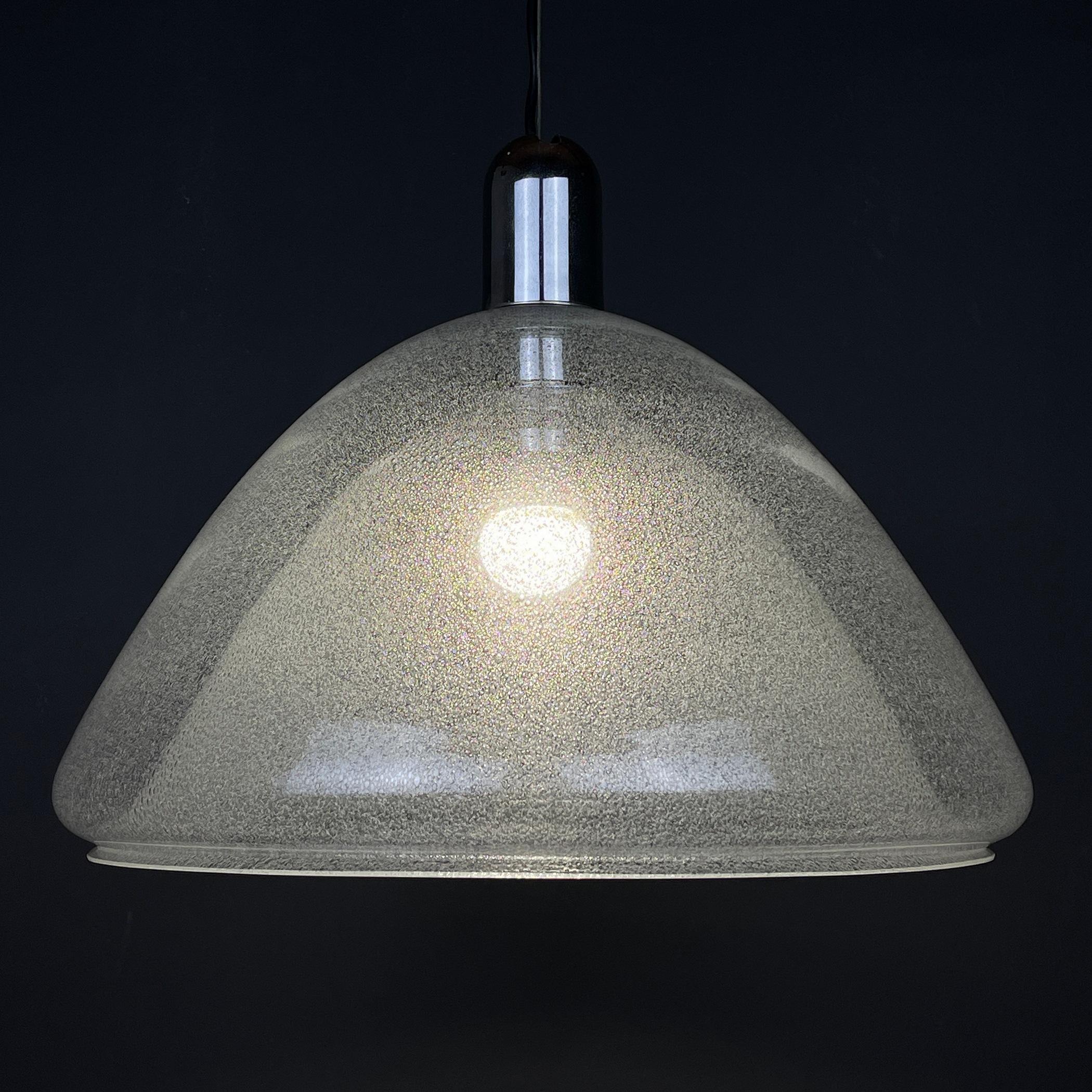 Mid-Century Modern Lampe à suspension de Murano par Carlo Nason pour Mazzega, Italie, années 1960 en vente