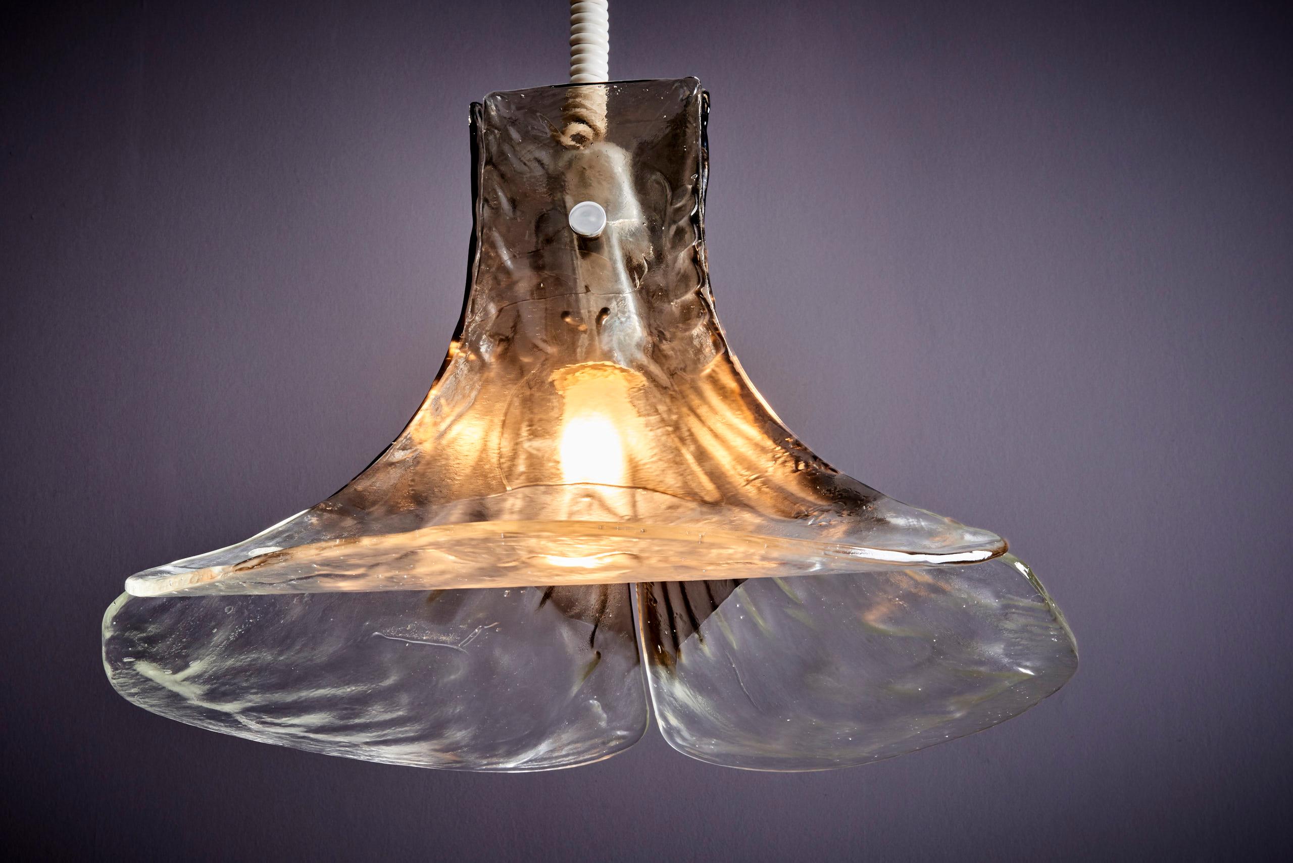 Italian Murano pendant lamp by Carlo Nason for Mazzega Italy-1960s For Sale