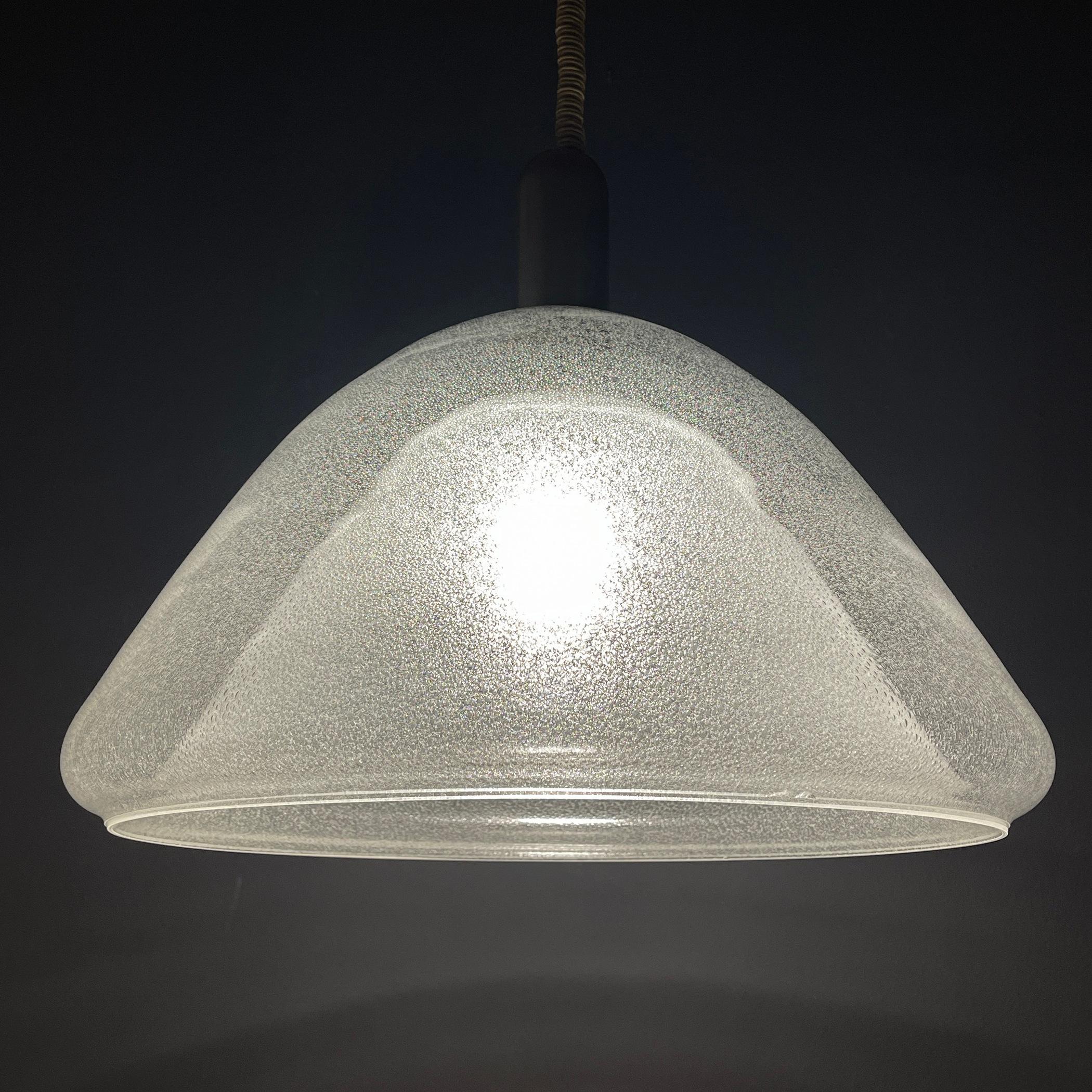 20ième siècle Lampe à suspension de Murano par Carlo Nason pour Mazzega, Italie, années 1960  en vente