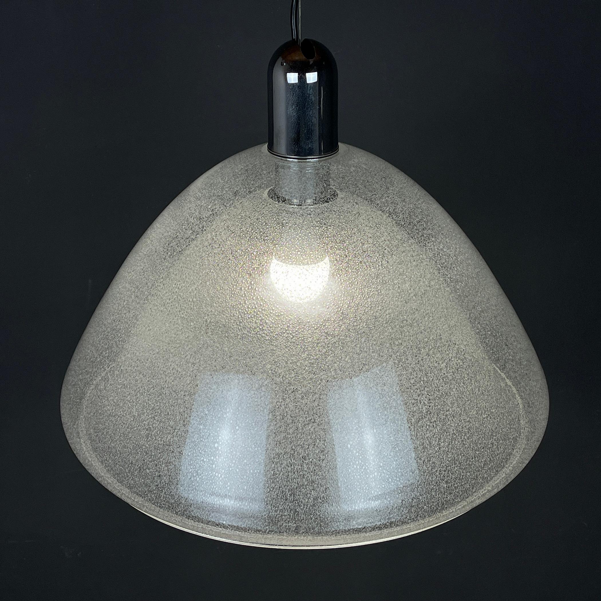 20ième siècle Lampe à suspension de Murano par Carlo Nason pour Mazzega, Italie, années 1960 en vente