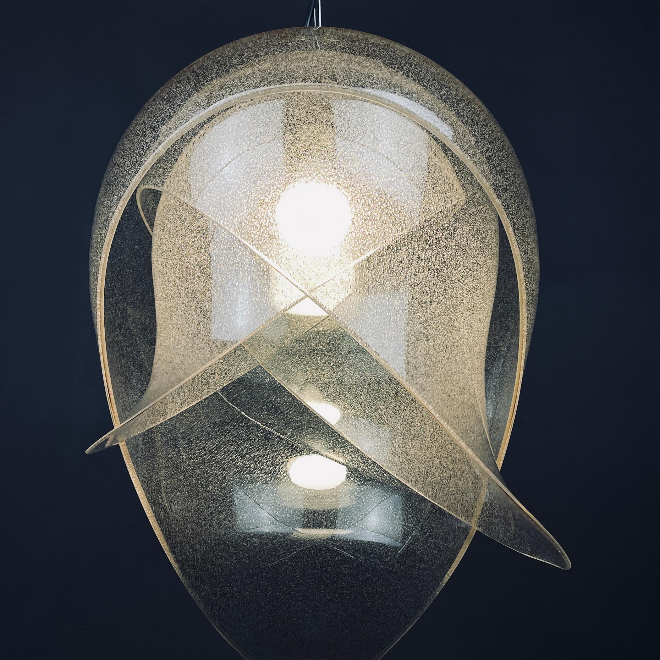 Murano Glass Murano Pendant Lamp by Carlo Nason for Mazzega, Italy, 1960s