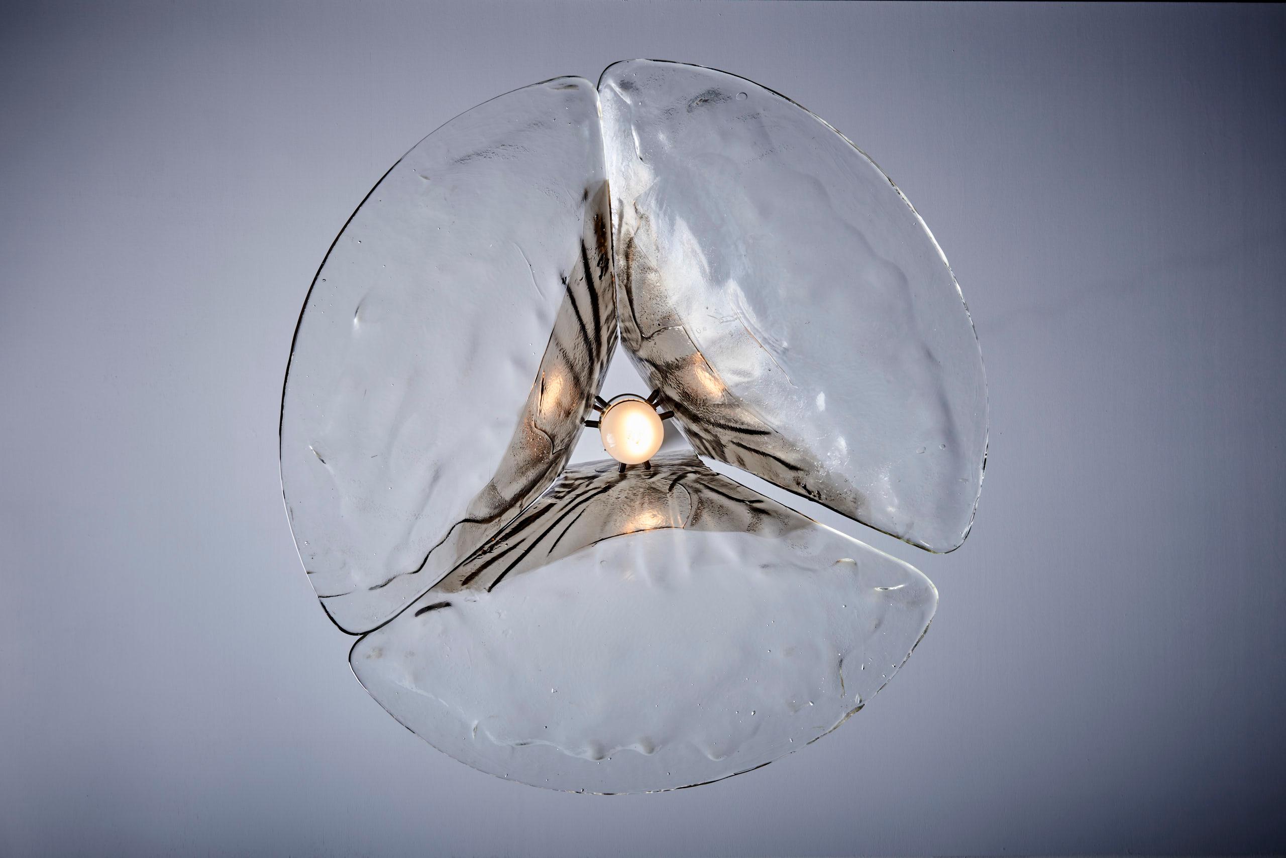 Murano pendant lamp by Carlo Nason for Mazzega Italy-1960s For Sale 1