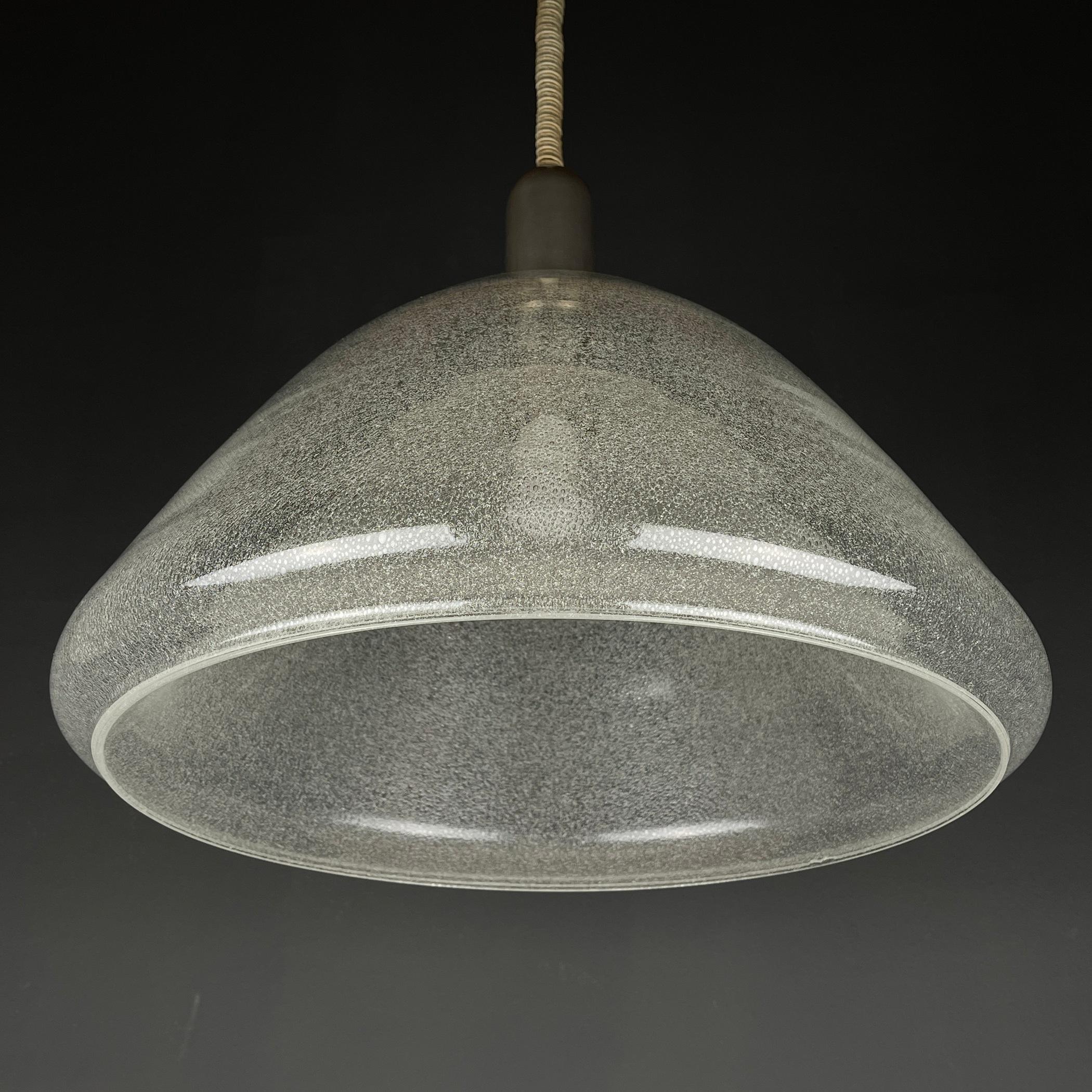 Lampe à suspension de Murano par Carlo Nason pour Mazzega, Italie, années 1960  en vente 2