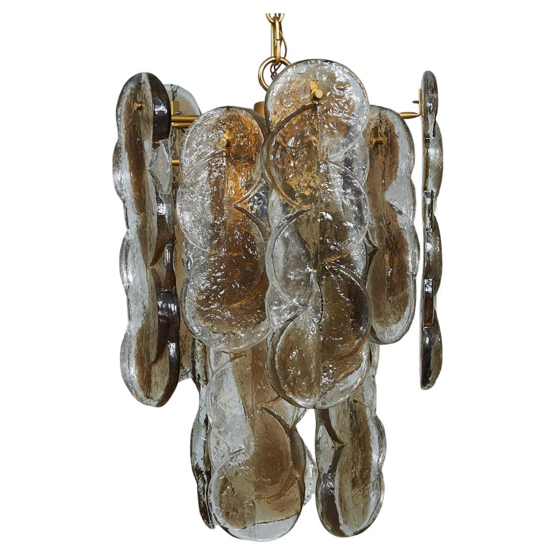 Murano pendant lamp by Kalmar For Sale