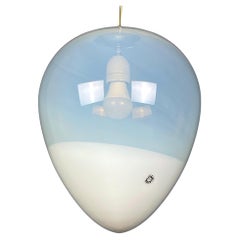 Murano pendant lamp Egg by Leucos, Italy 1960s