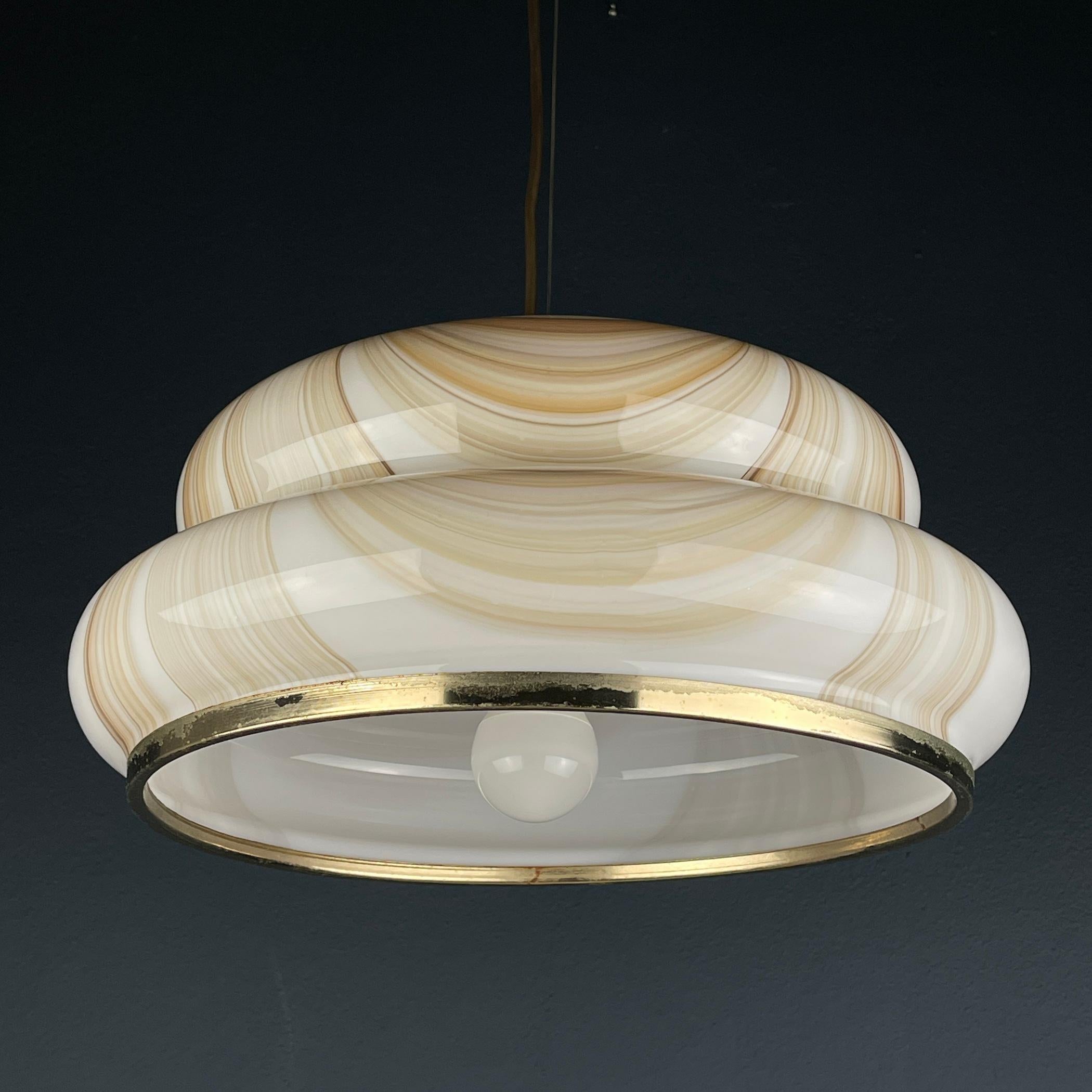 Murano pendant lamp Italy 1970s  For Sale 5