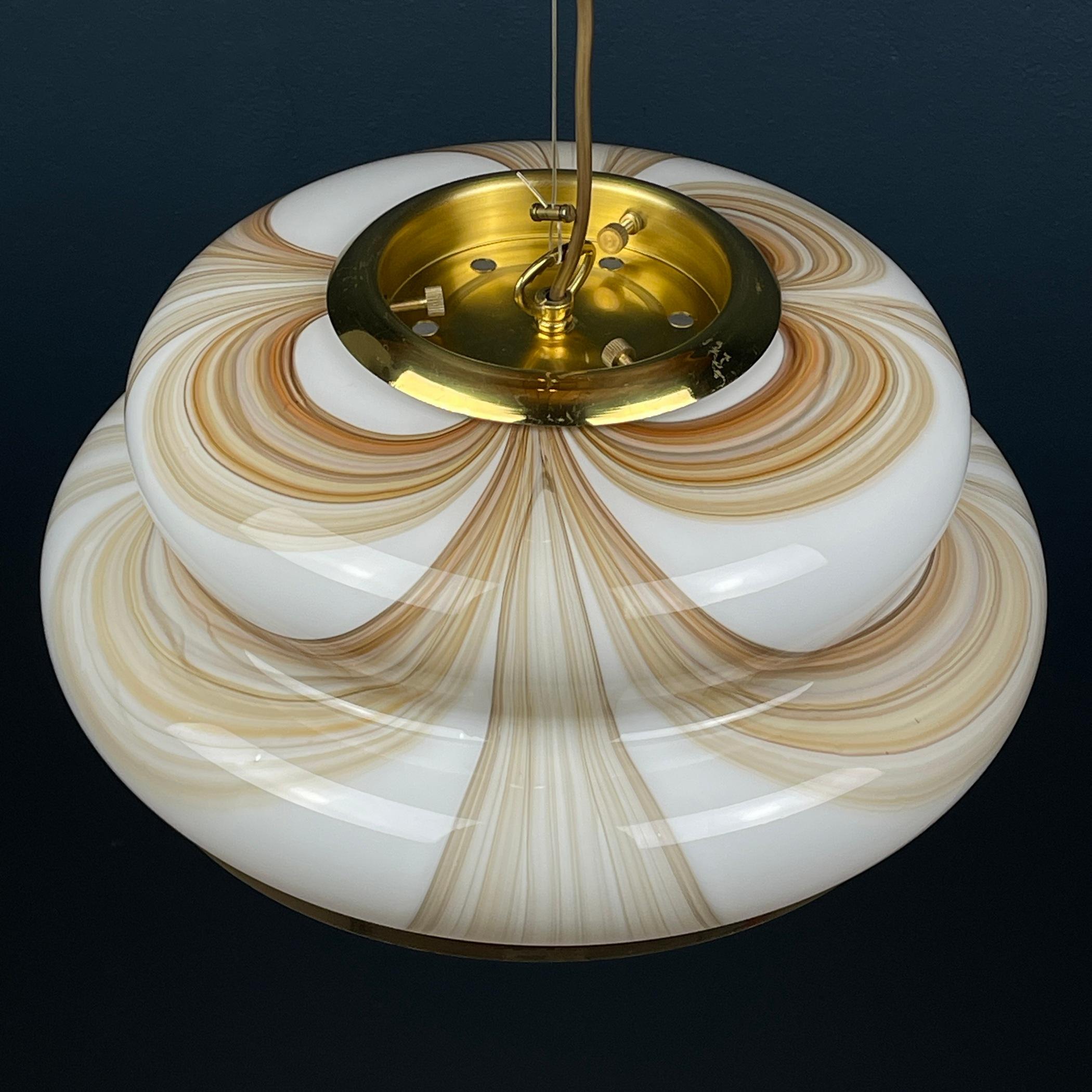 Murano pendant lamp Italy 1970s  For Sale 2