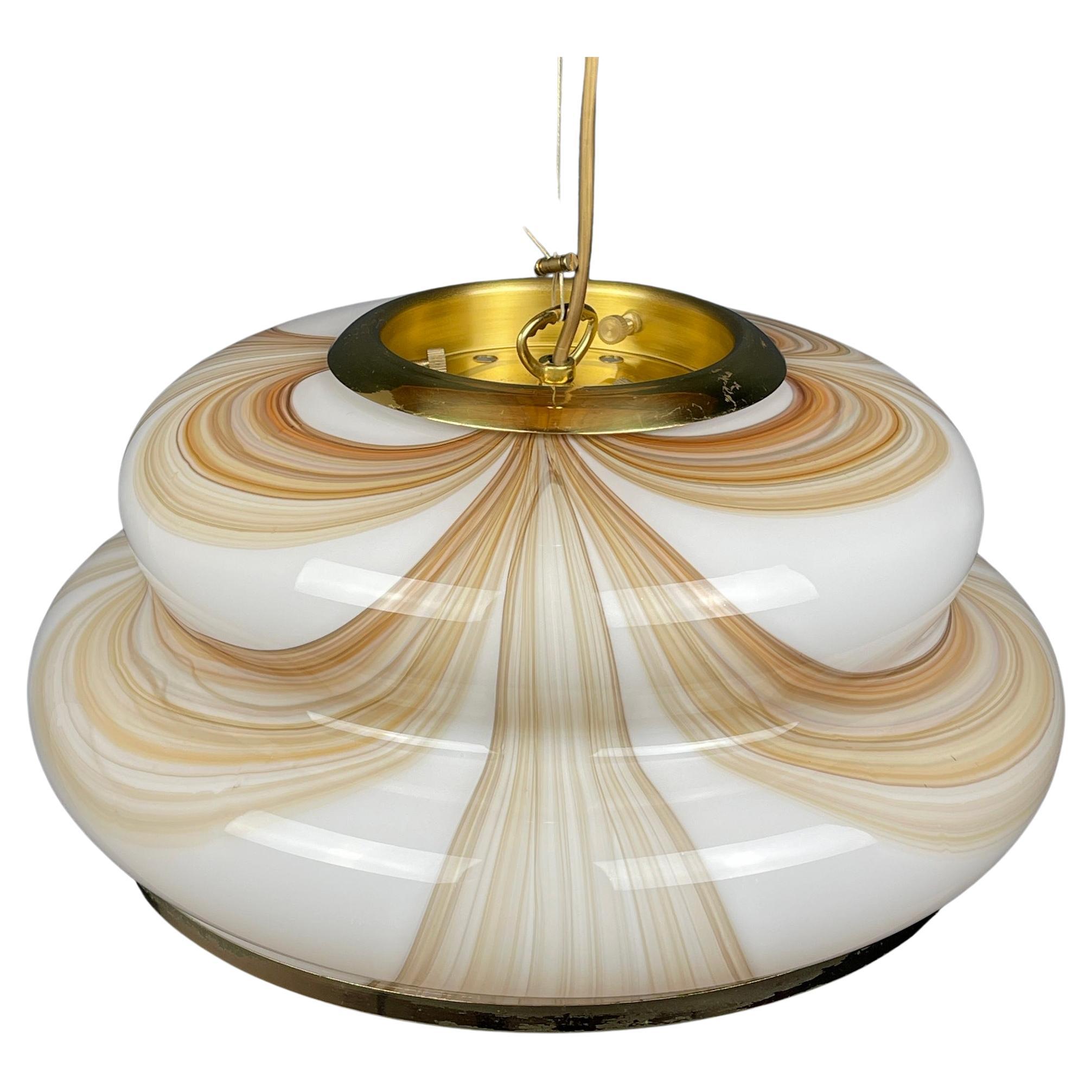 Murano pendant lamp Italy 1970s  For Sale