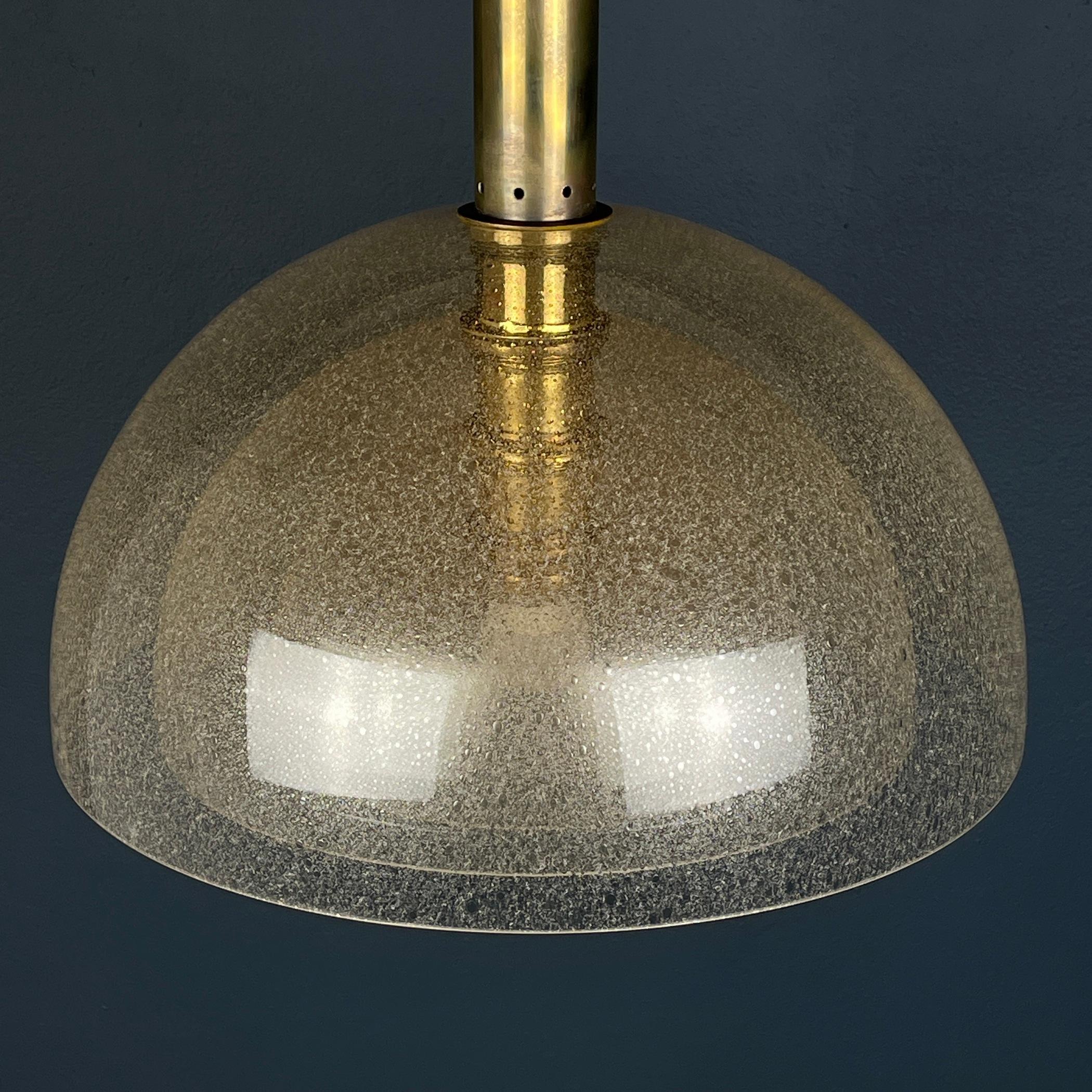 Murano pendant lamp LT 338 by Carlo Nason for Mazzega Italy 1970s For Sale 3