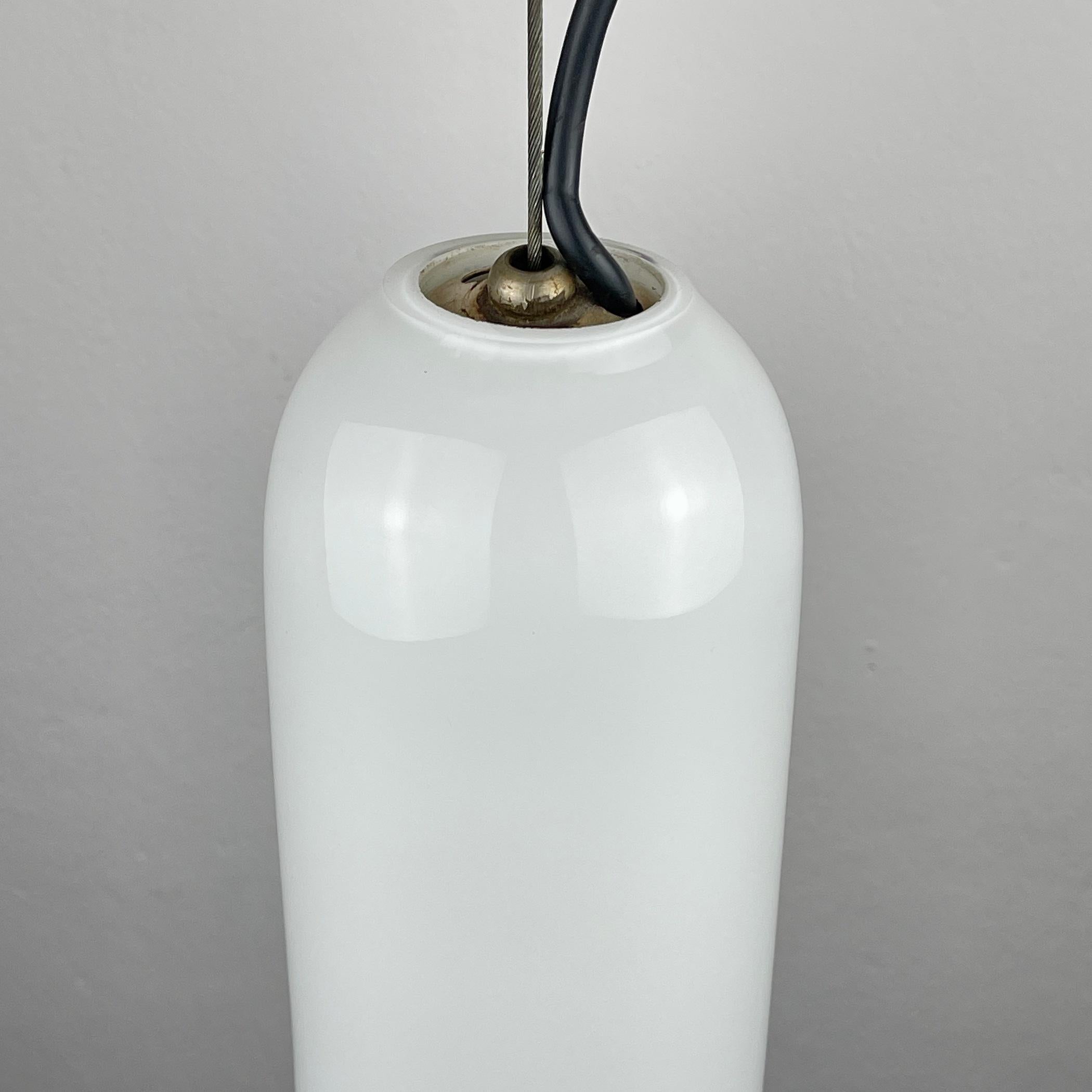 Murano Glass Murano pendant lamp Samanta by Roberto Pamio for Leucos Italy 1970s For Sale