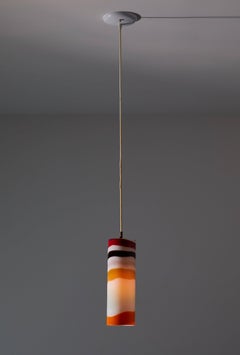 Murano Pendant Light Attributed to Massimo Vignelli for Venini