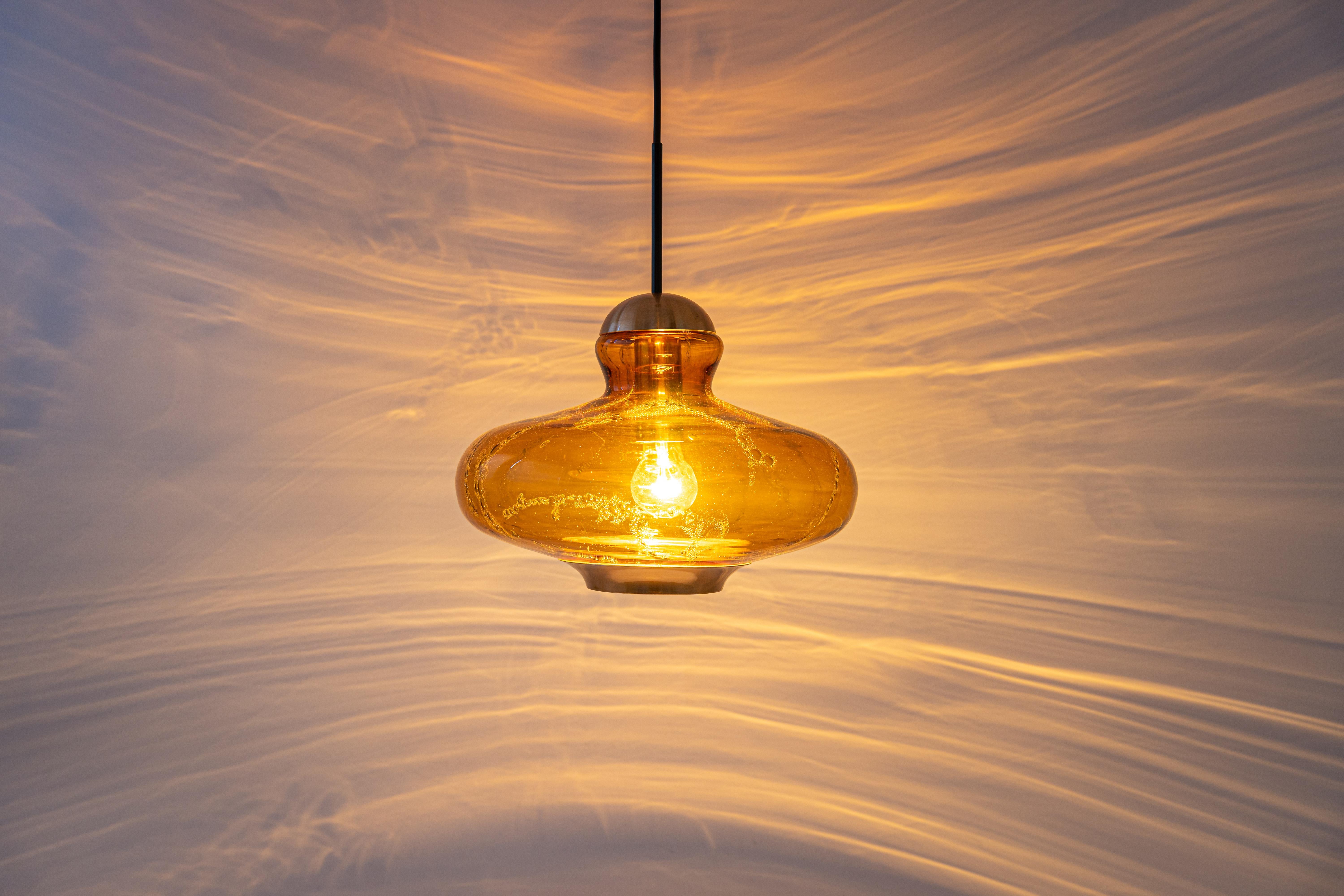 Murano Pendant Light by Doria, Germany, 1970s 2