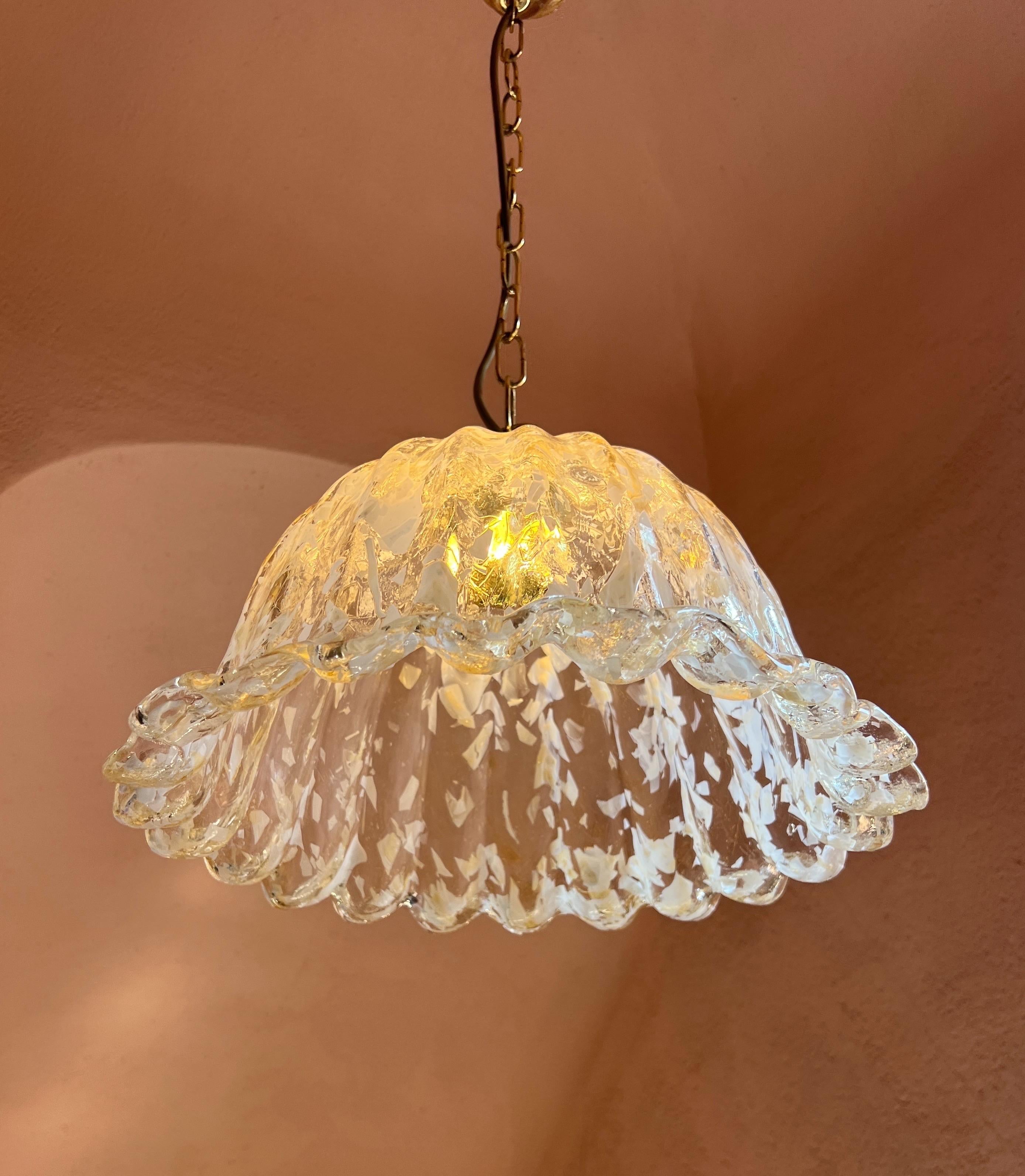Lámpara colgante de Murano de La Murrina 1970 Italia en venta 2