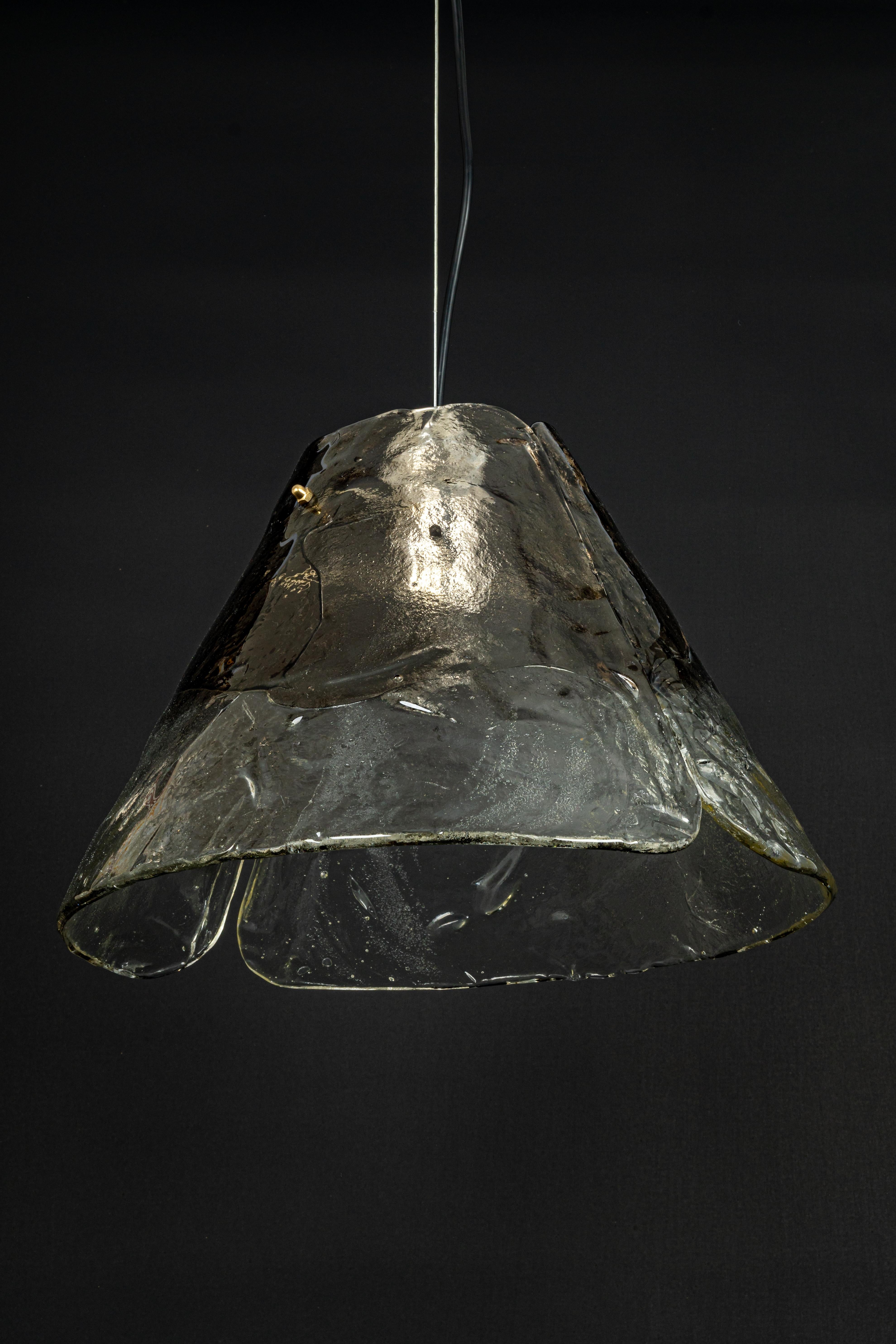 Murano Pendant Light Designed by Carlo Nason for Mazzega, 1970s 4