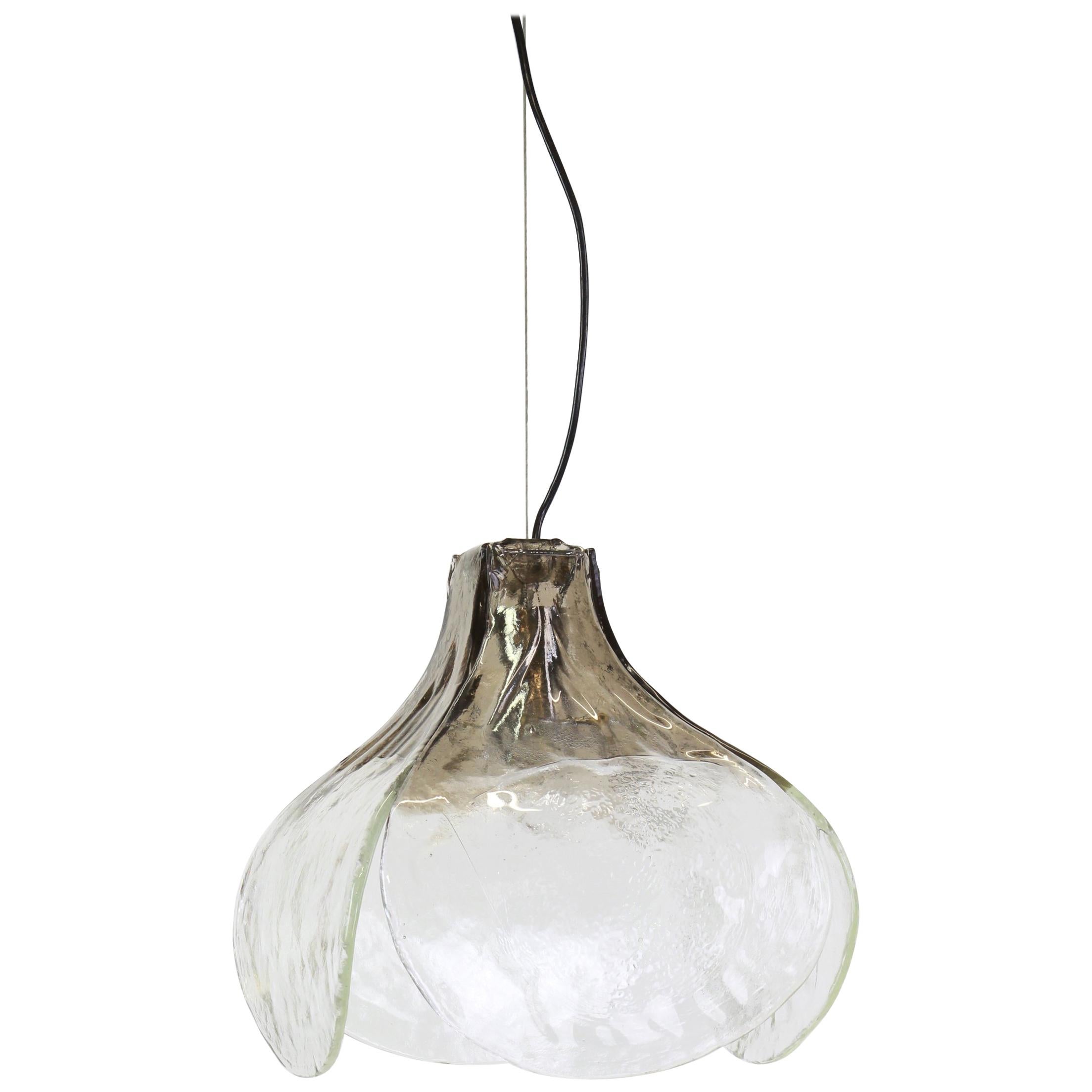 Murano Pendant Light Designed by Carlo Nason for Mazzega, 1970s