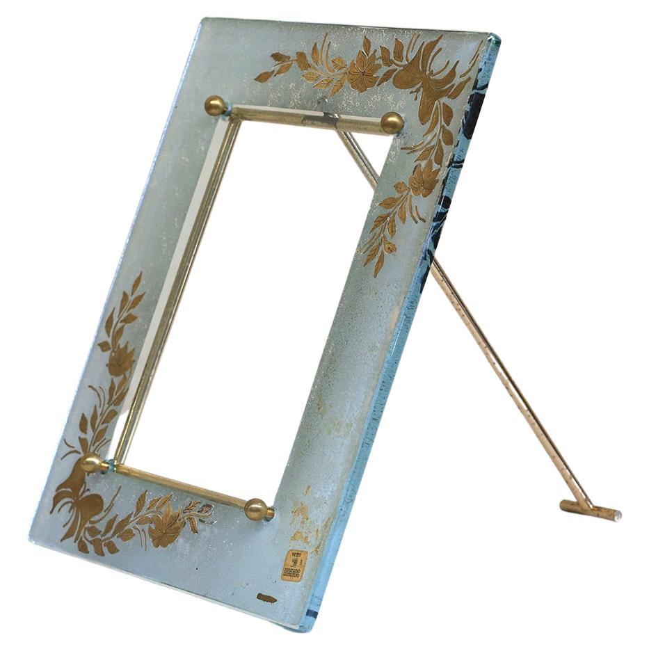 Murano Picture Frame by Burber For Sale
