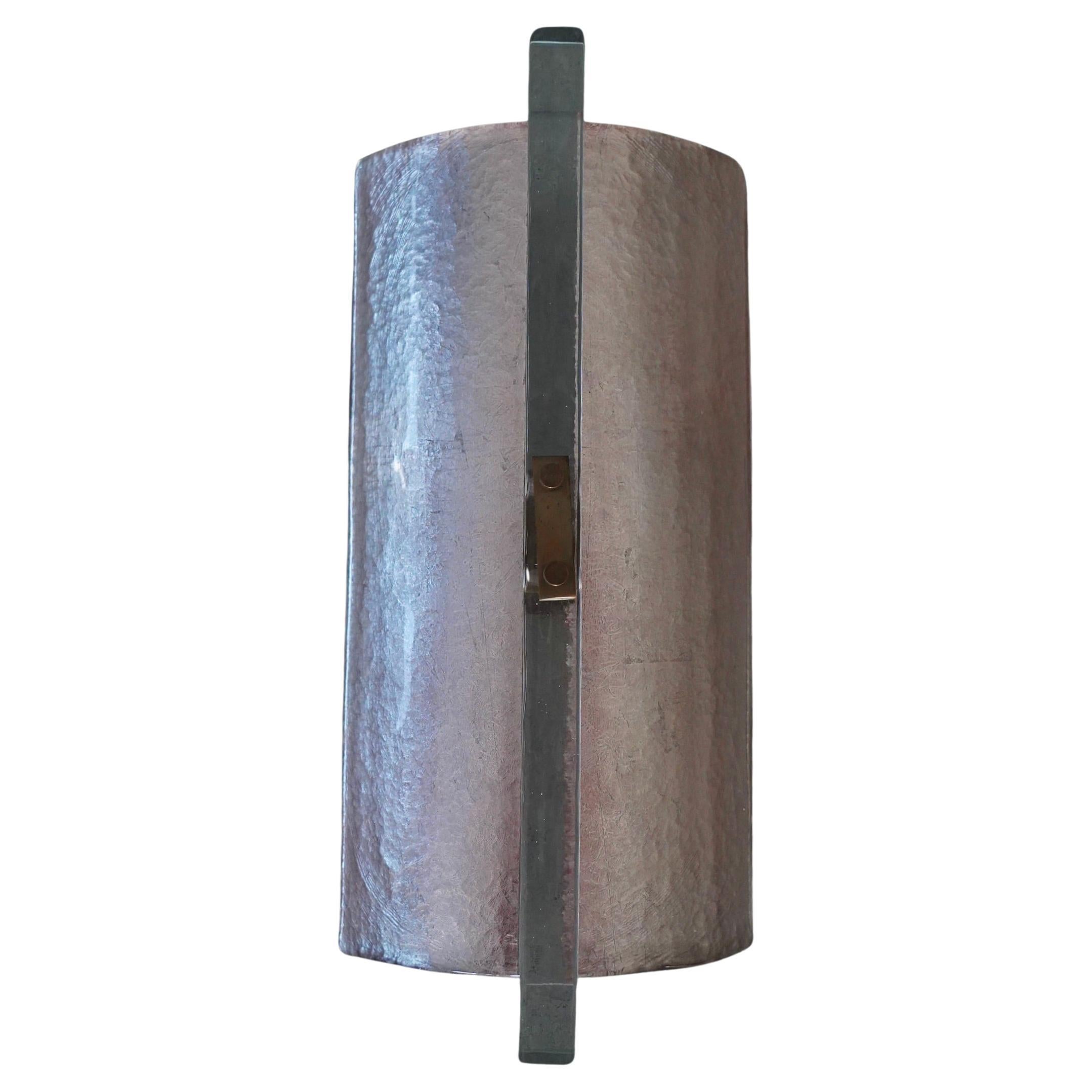 Murano Pink Art Glass Mid-Century Wall Light and Sconces, 2020
