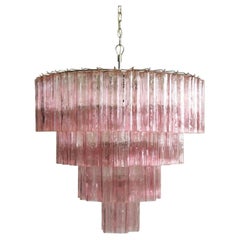 Lámpara de araña «Murano Pink». 1990