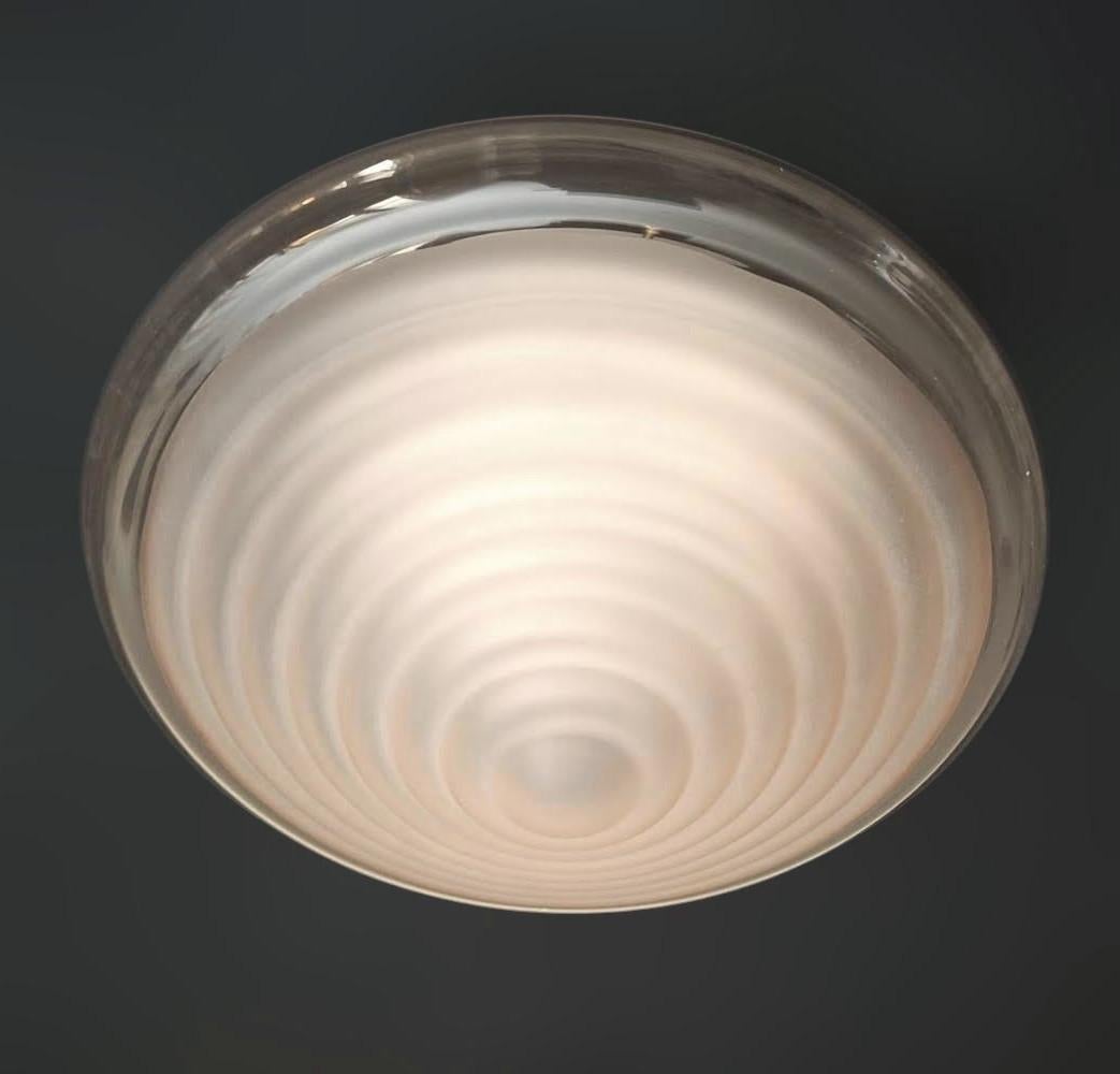 Italian Murano Pink Flush Mount / Sconce For Sale