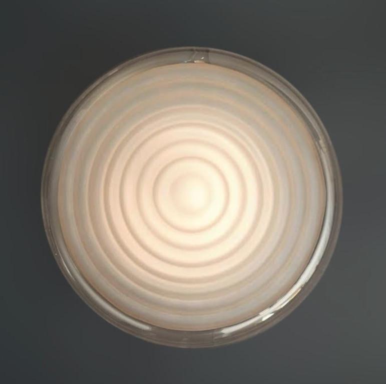Murano Pink Flush Mount / Sconce In Good Condition For Sale In Los Angeles, CA
