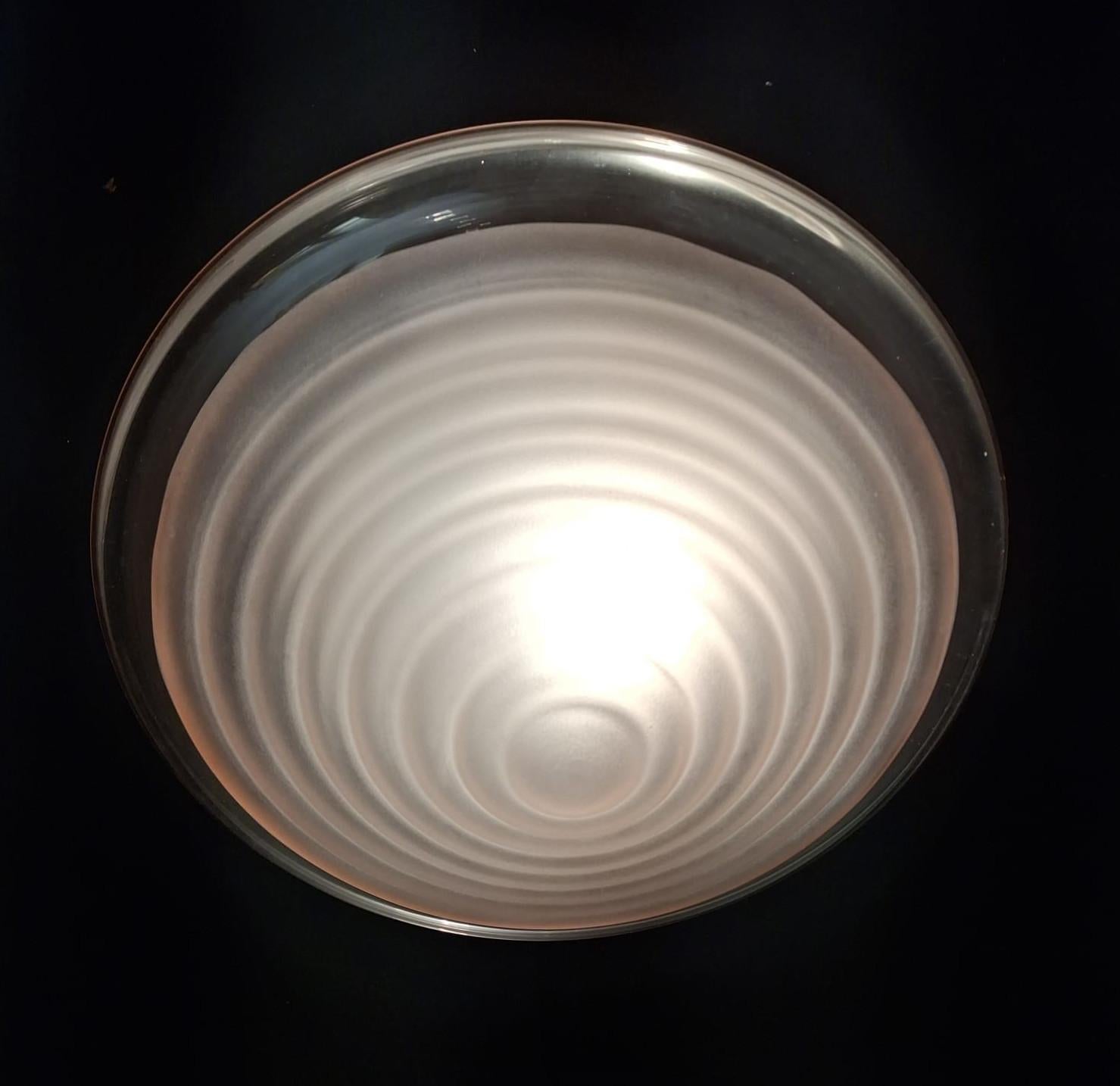 Murano Pink Flush Mount / Sconce For Sale 1
