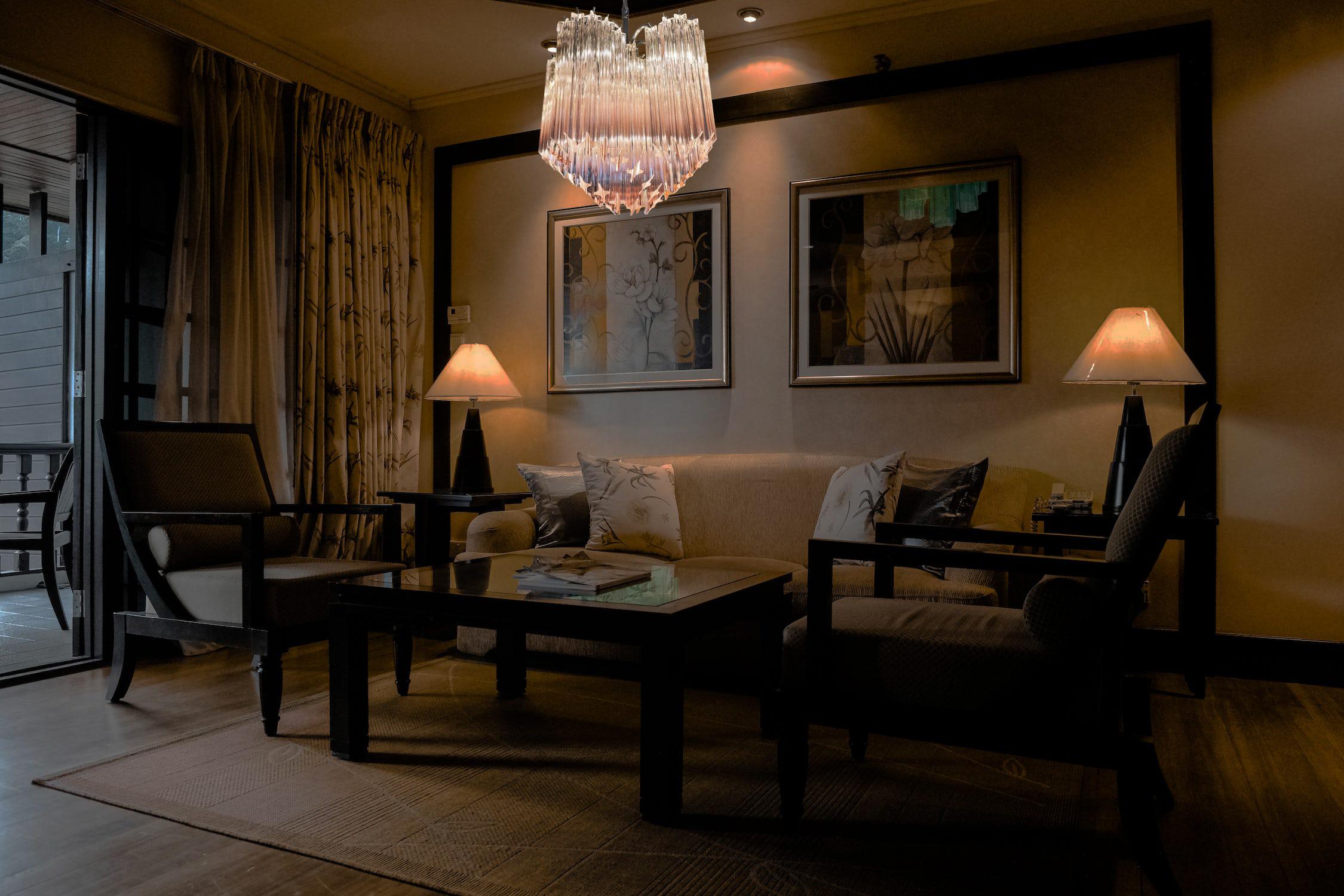 Murano Pink Glass Chandeliers For Sale 2