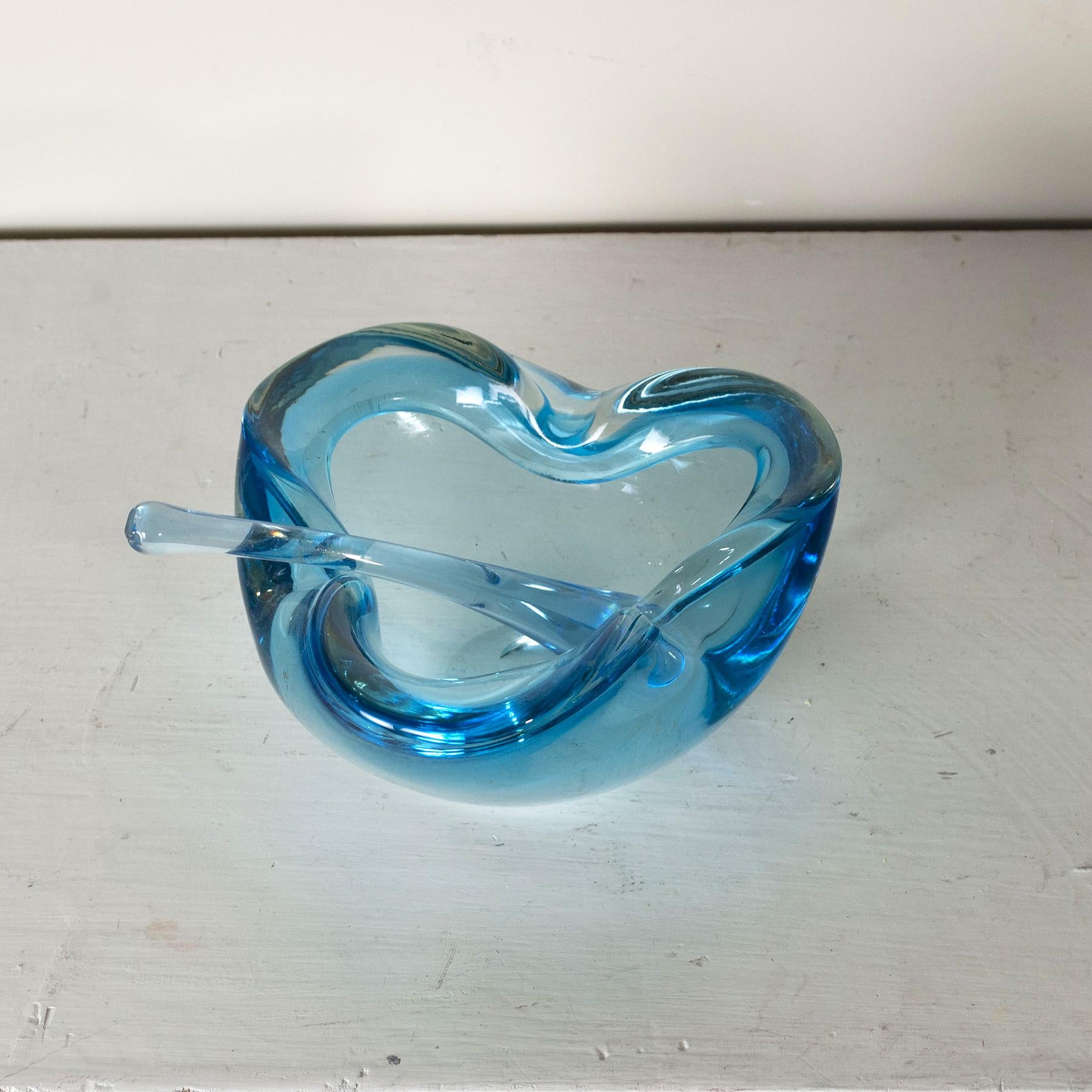 Mid-Century Modern Murano  pocket emptiers in  submerged glass 1960s For Sale