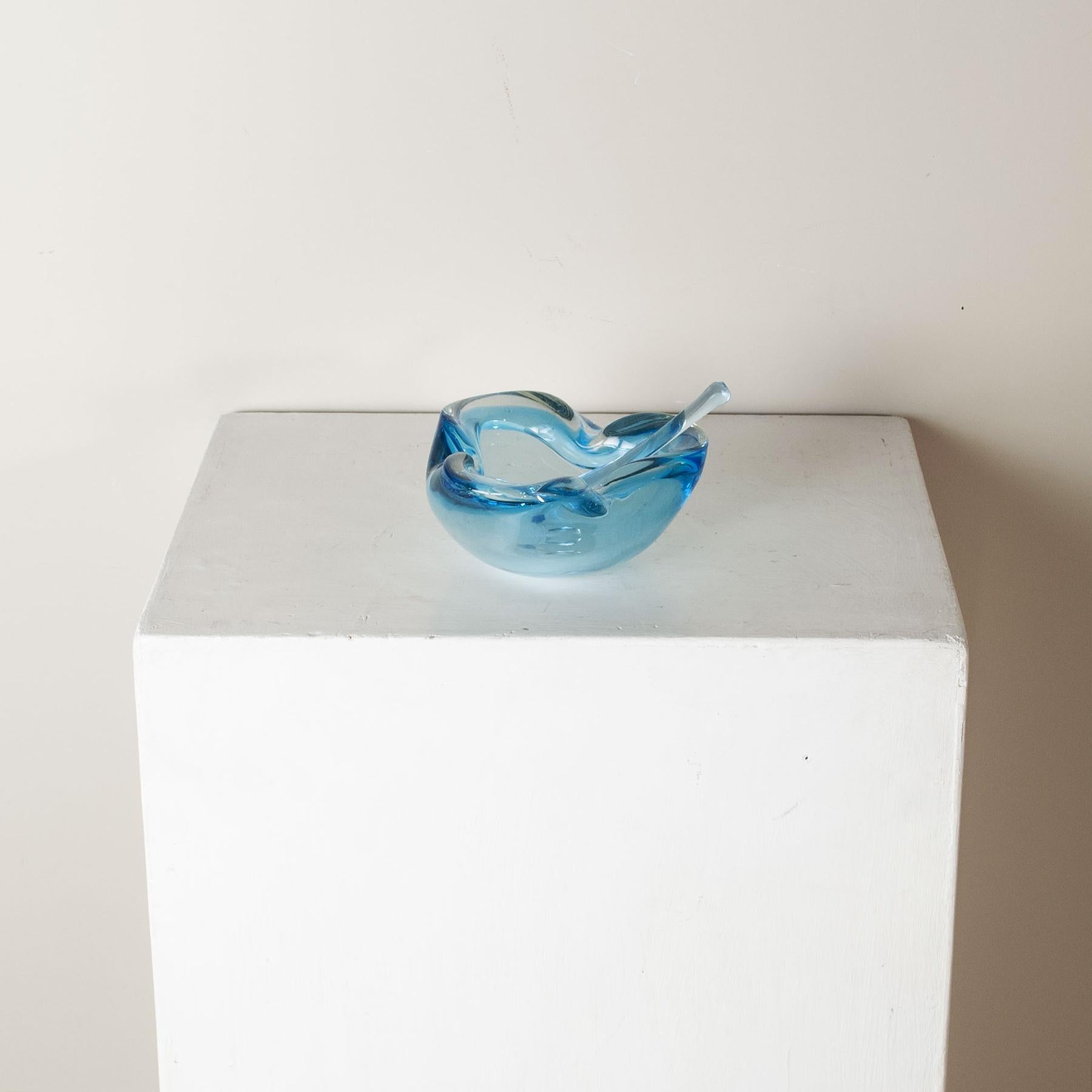 Murano  Taschenentleerer in  Submerged Glas 1960er Jahre im Zustand „Gut“ im Angebot in bari, IT