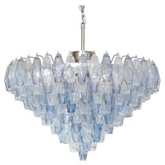 Custom Murano Polyhedron Glass Chandelier