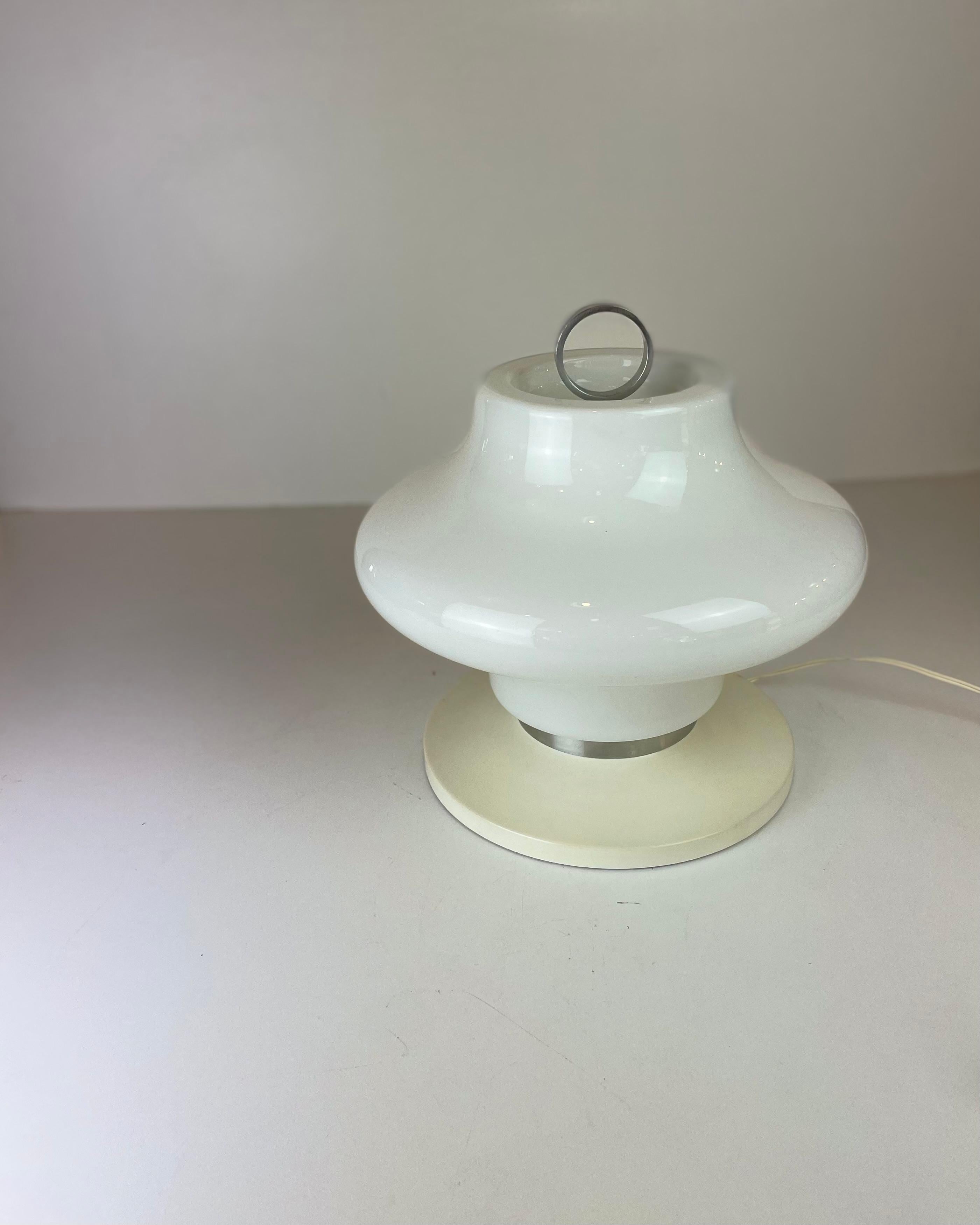 Murano Portable Table Lamp, 1960s For Sale 5