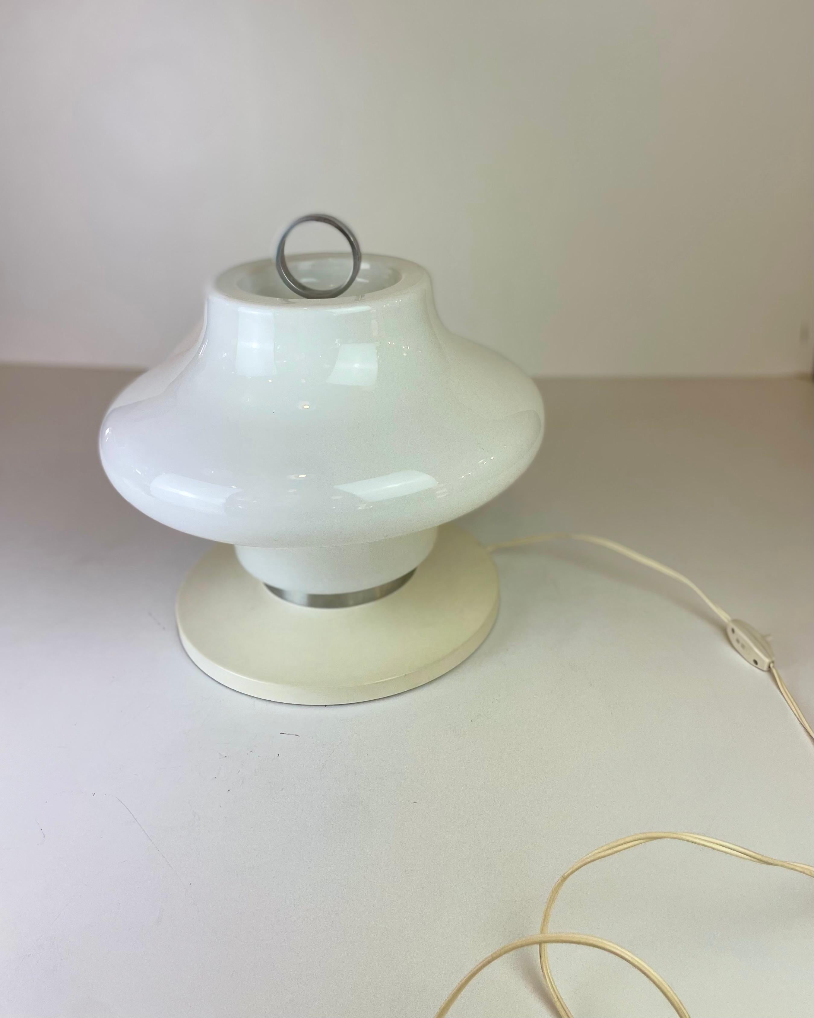 Murano Portable Table Lamp, 1960s For Sale 6