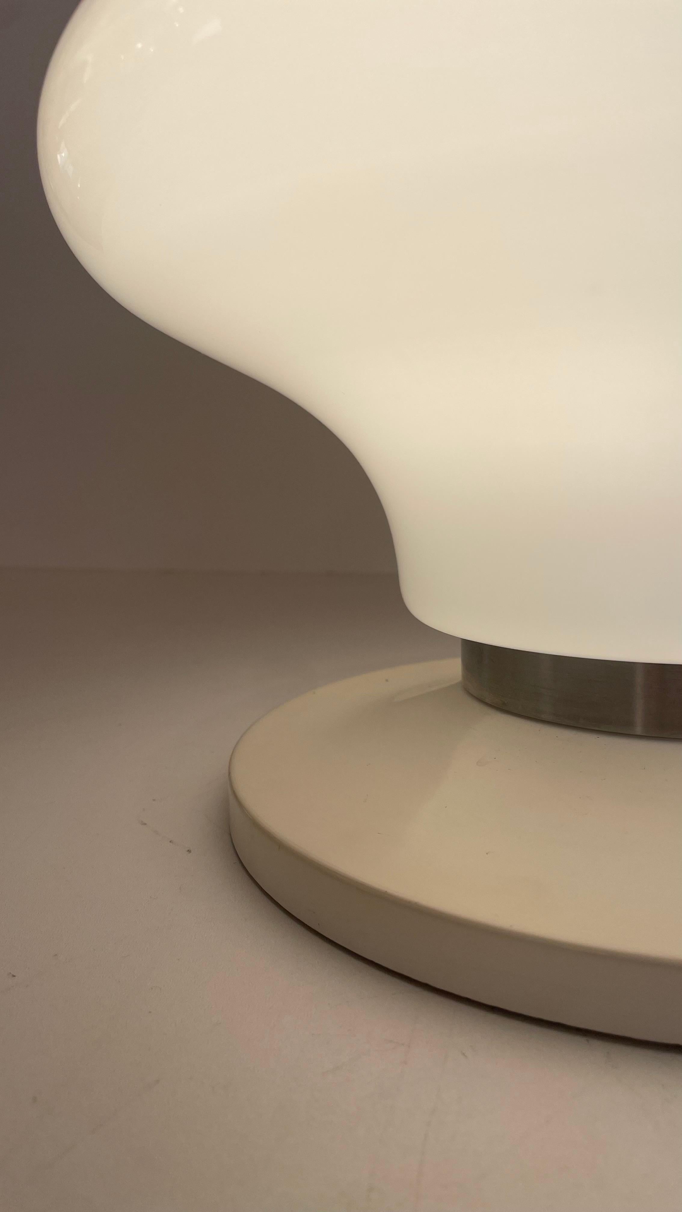 Italian Murano Portable Table Lamp, 1960s For Sale